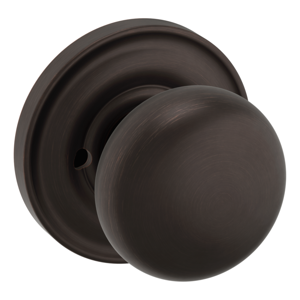 Baldwin 5000 Baltimore Knob Set with 5048 Round Rose Venetian Bronze / Privacy / Reversible