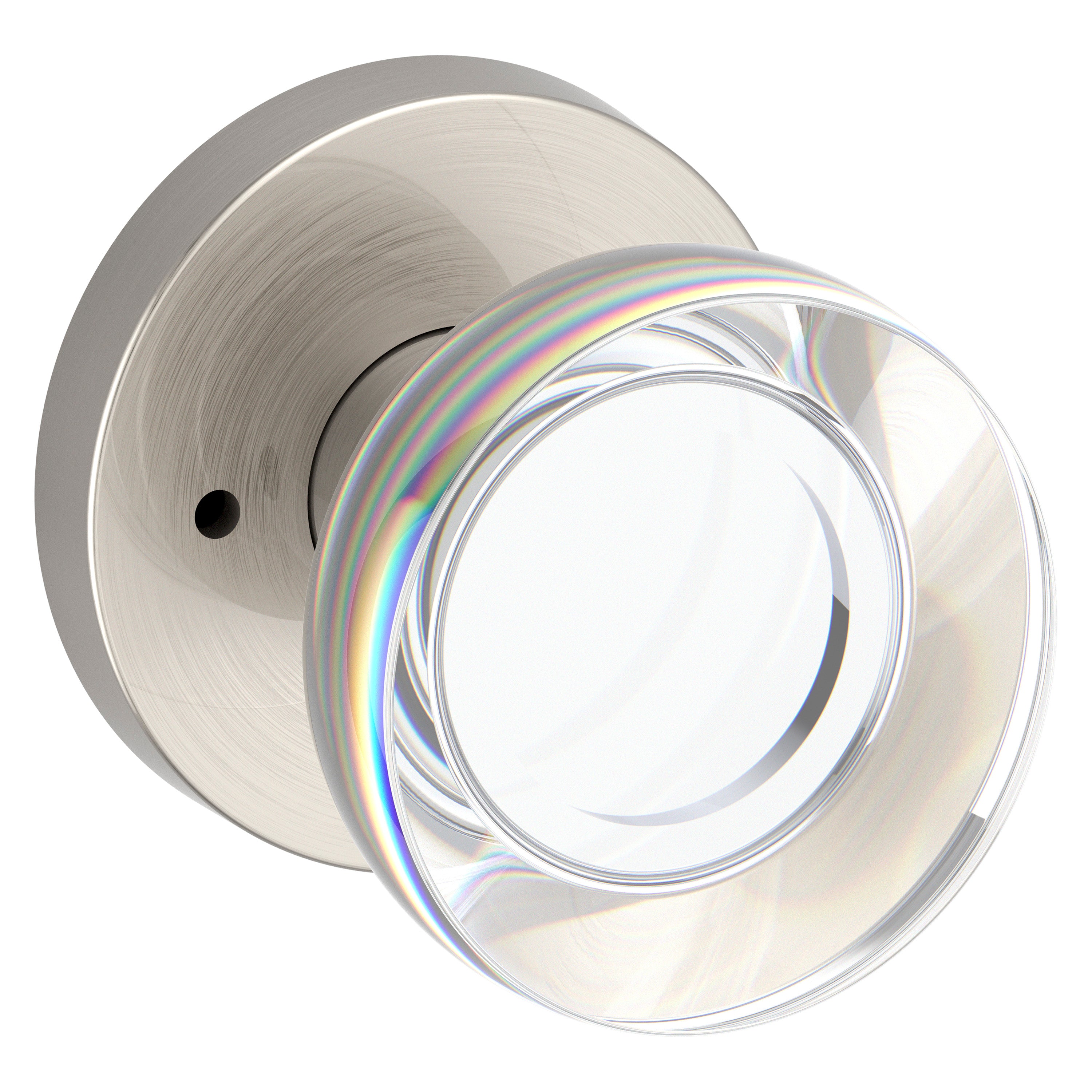 Baldwin Reserve Contemporary Crystal Privacy Knob Set