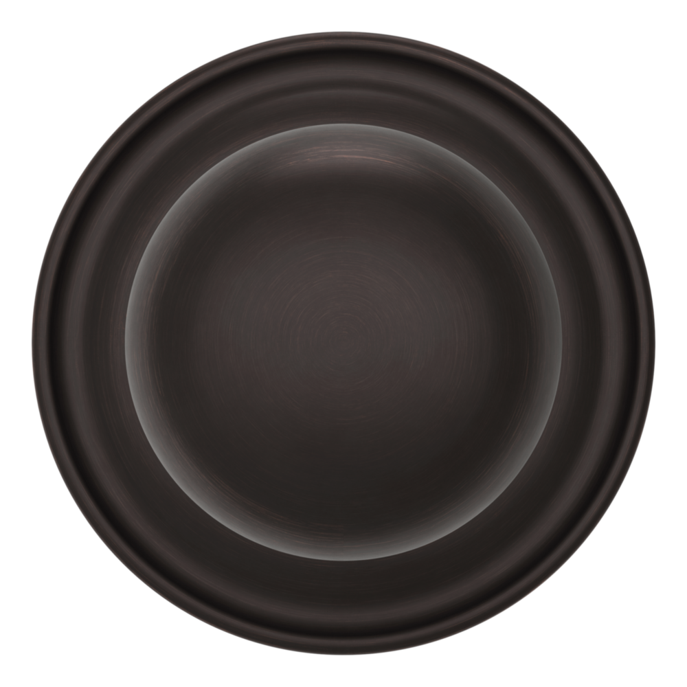 Baldwin 5030 Traditional Round Knob Set with 5048 Rose Venetian Bronze / Full Dummy / Reversible