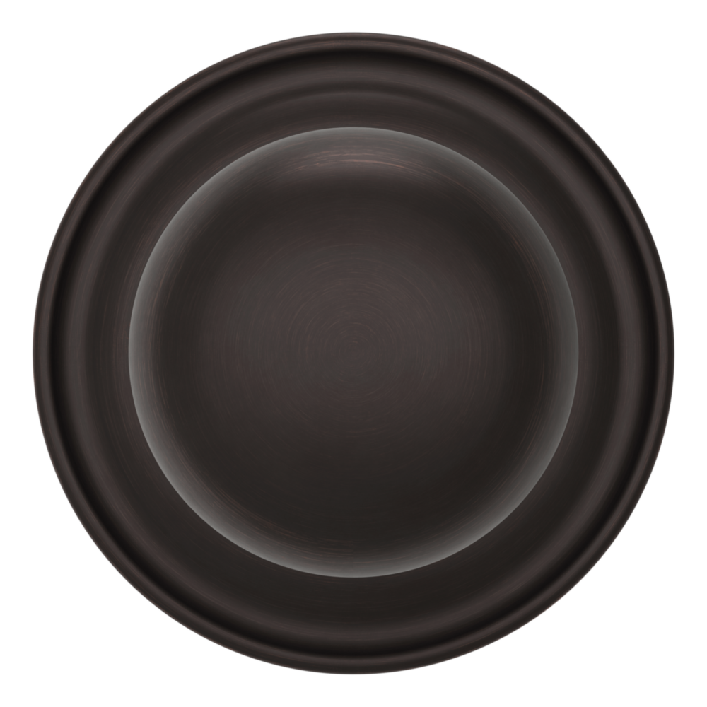 Baldwin 5030 Traditional Round Knob Set with 5048 Rose Venetian Bronze / Privacy / Reversible