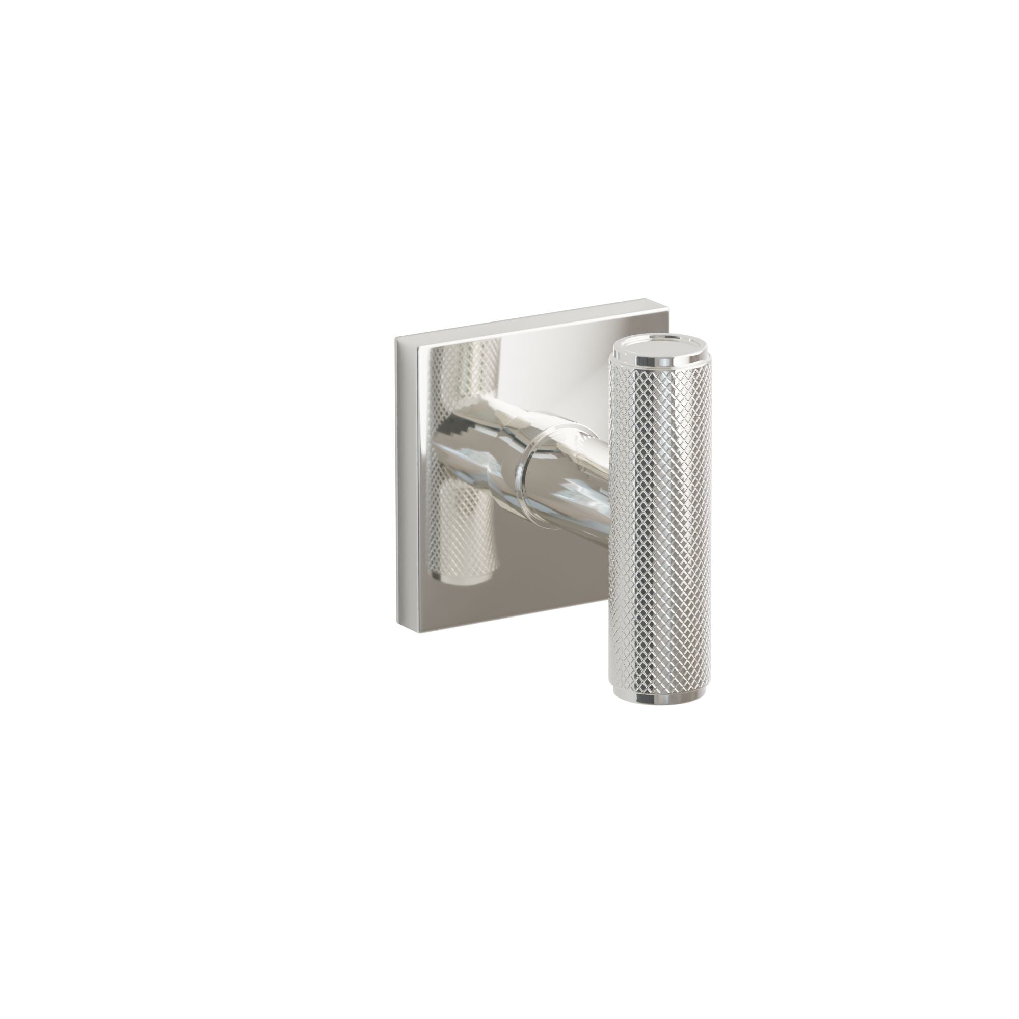 Emtek Concealed Fastener Ace Knurled Knob Set With Square Rosette