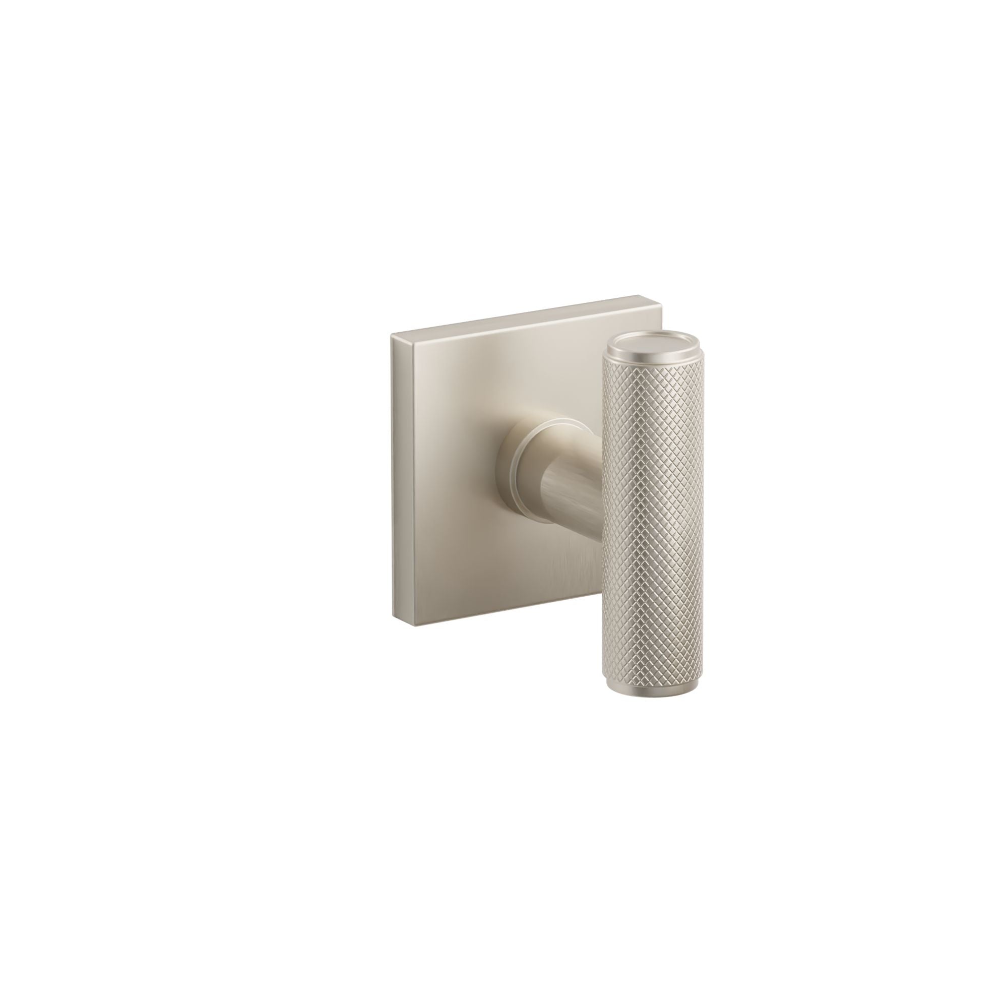 Emtek Concealed Fastener Ace Knurled Knob Set With Square Rosette