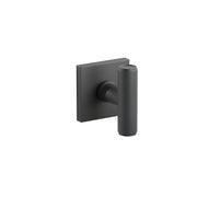 Emtek Concealed Fastener Ace Knurled Knob Set With Square Rosette