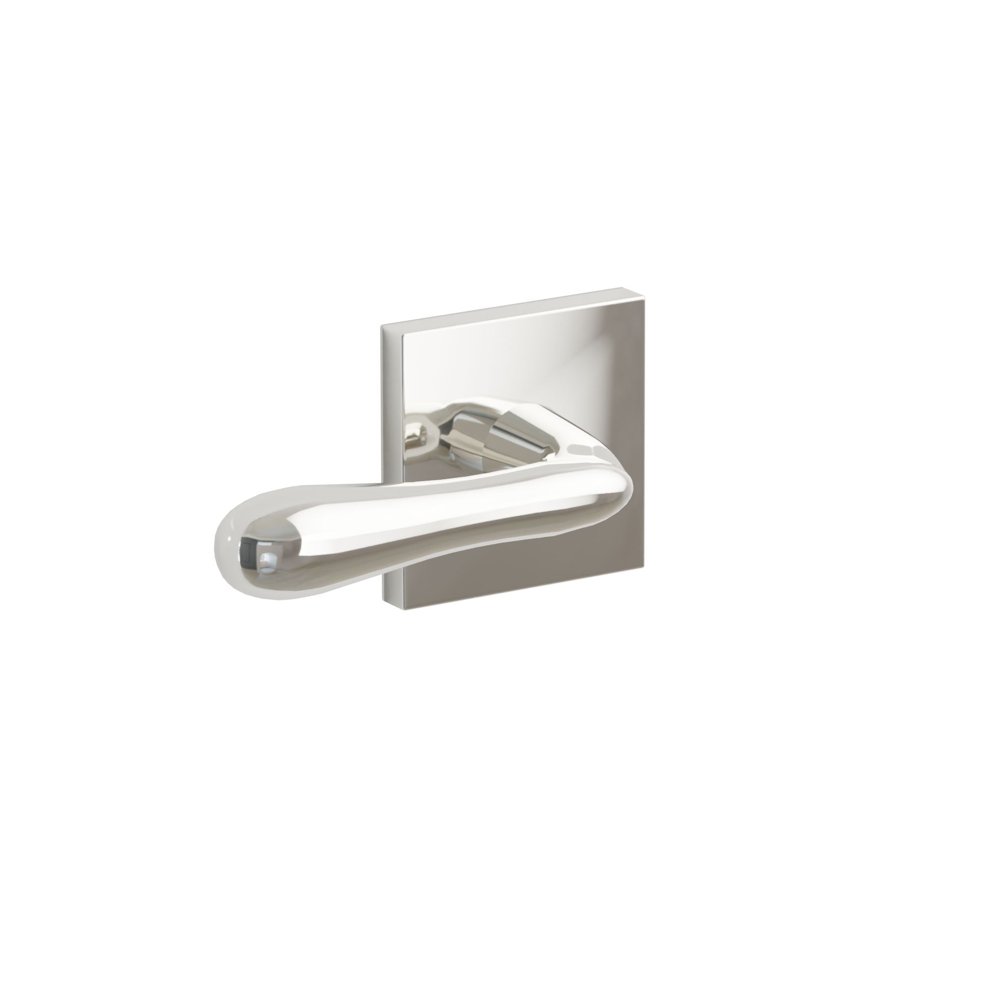 Emtek Concealed Fastener Basel Lever Set with Square Rosette