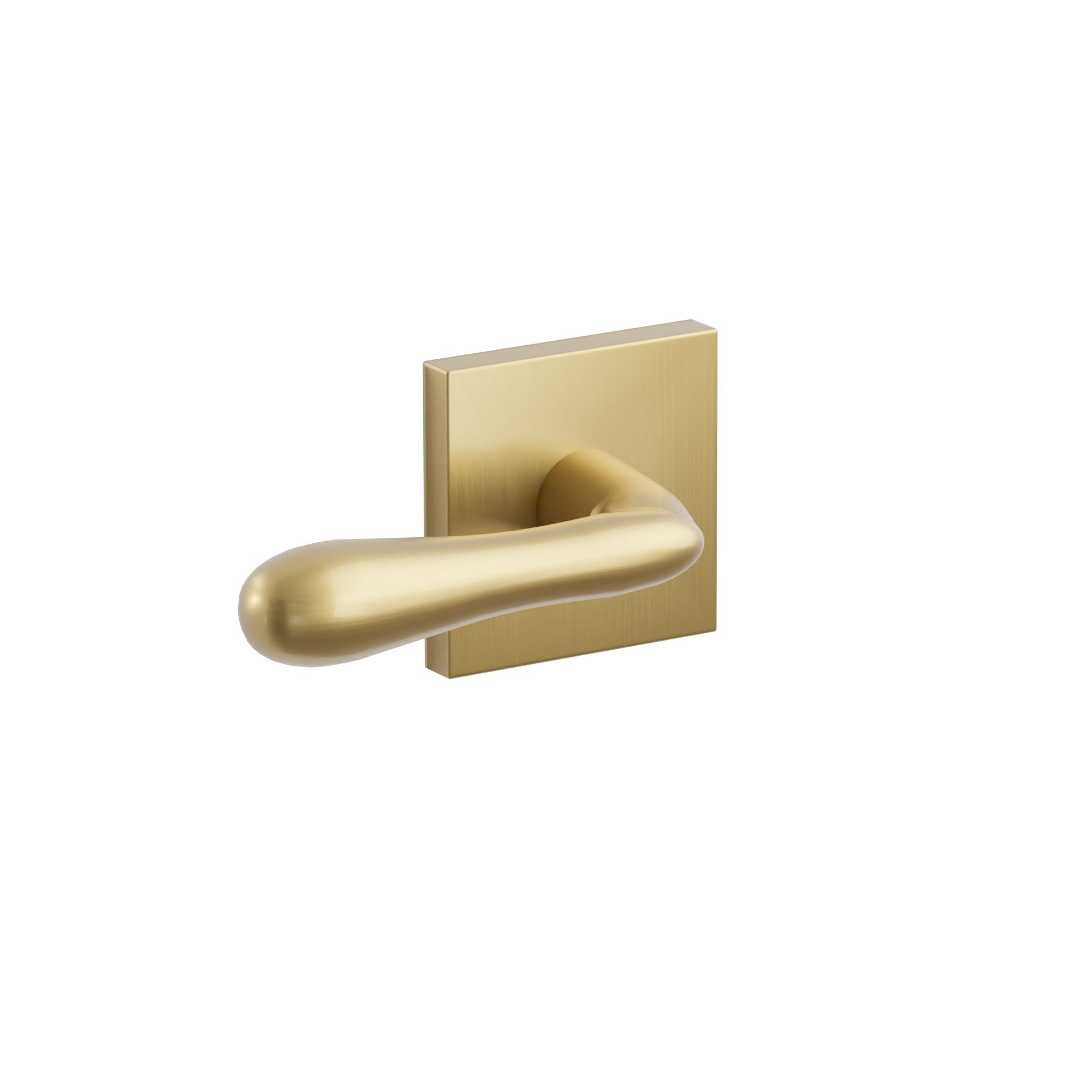 Emtek Concealed Fastener Basel Lever Set with Square Rosette