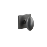 Emtek Egg Knob Set with Square Rosette