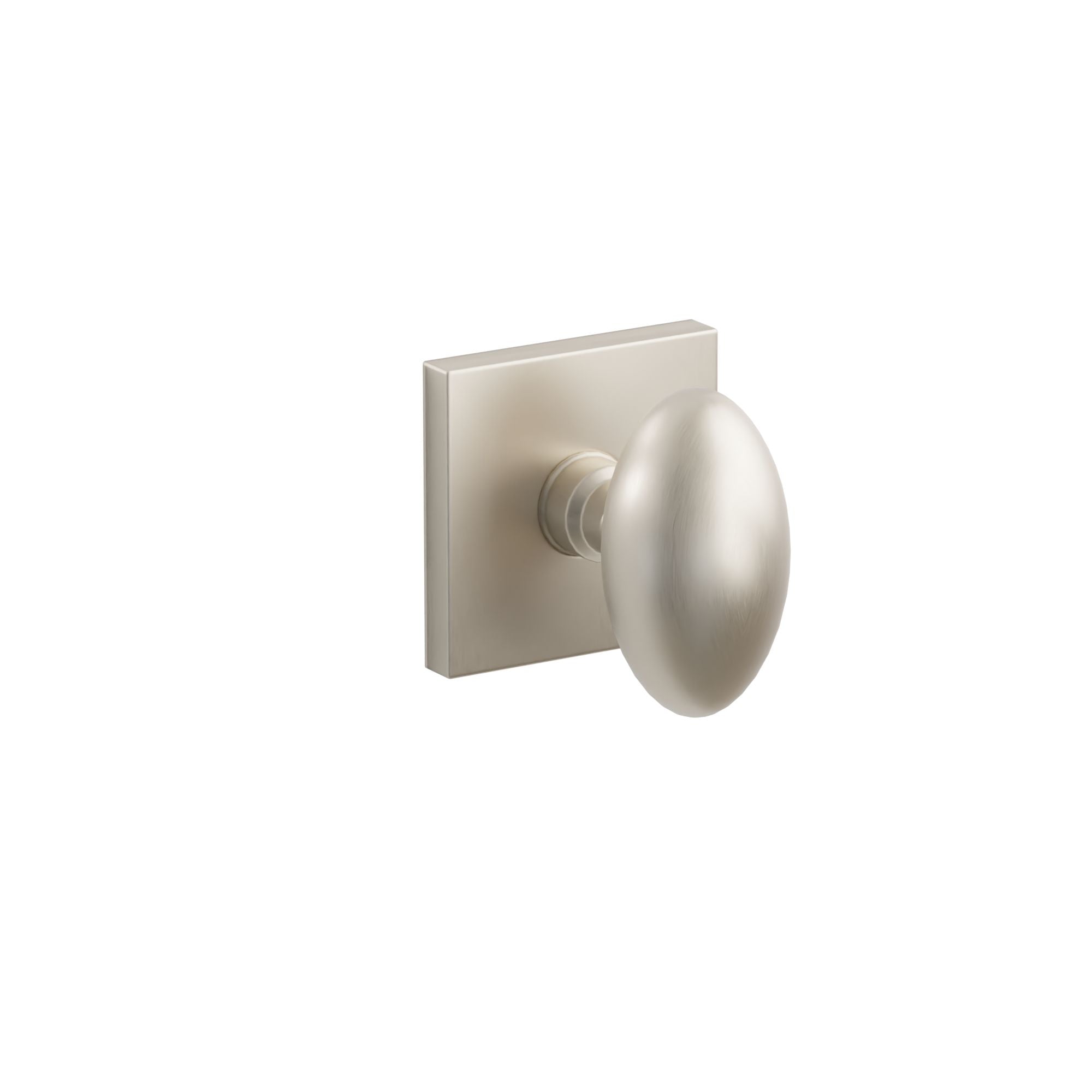 Emtek Egg Knob Set with Square Rosette