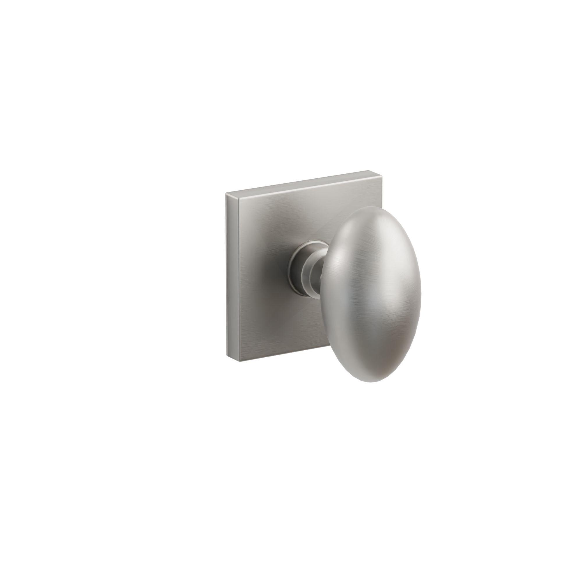 Emtek Egg Knob Set with Square Rosette
