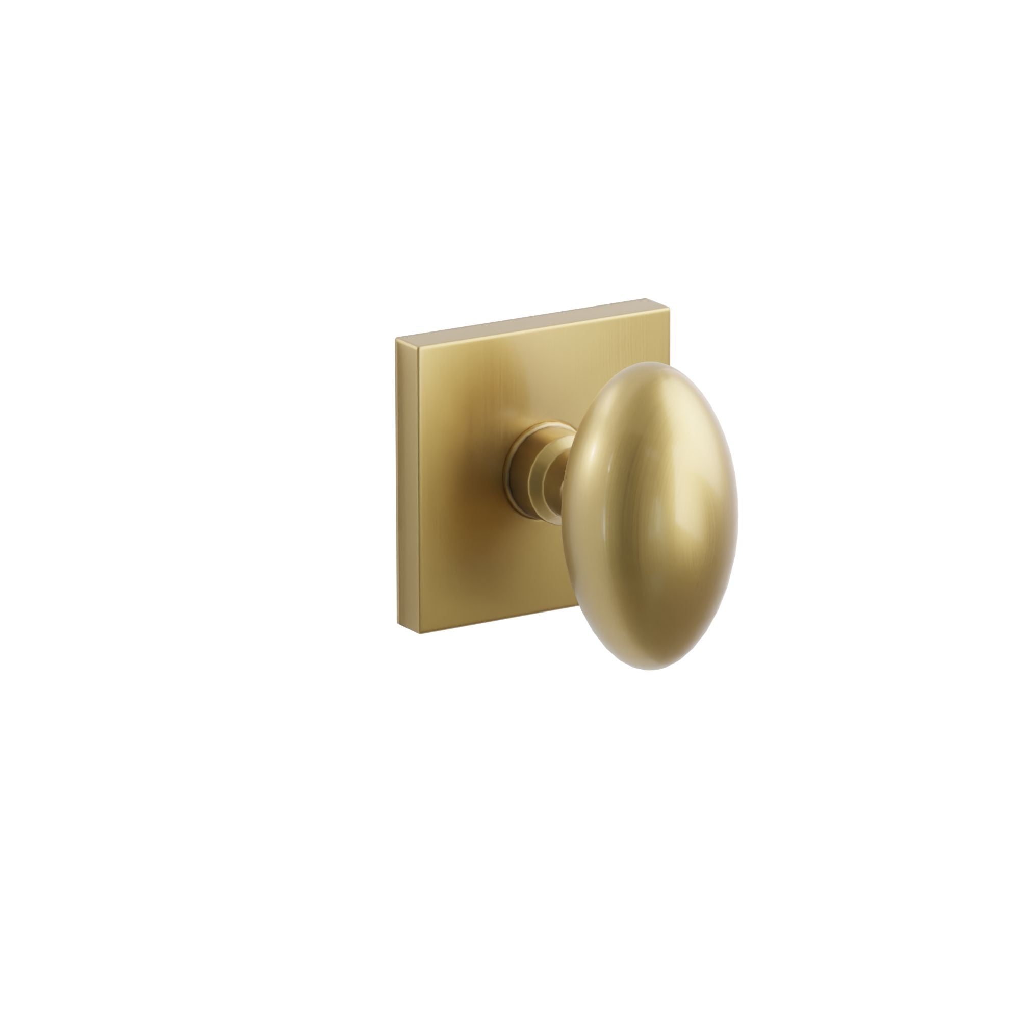 Emtek Egg Knob Set with Square Rosette