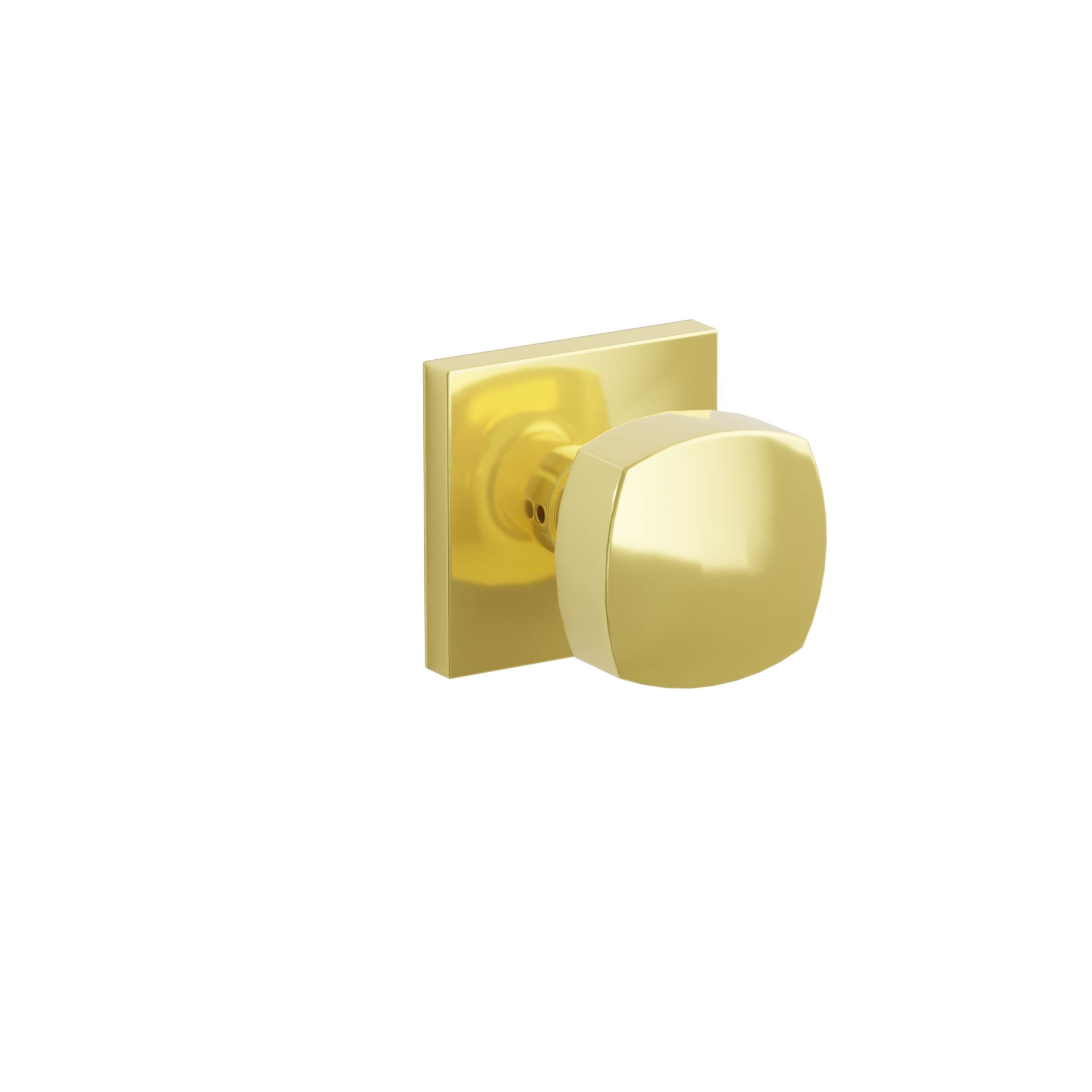 Emtek Concealed Fastener Freestone Knob Set With Square Rosette