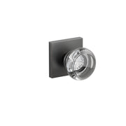 Emtek Georgetown Glass Knob Set with Square Rosette