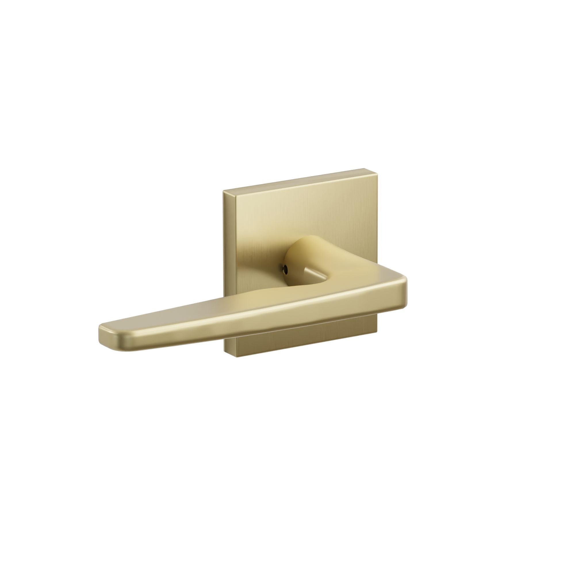 Emtek Concealed Fastener Hermes Lever Set with Square Rosette