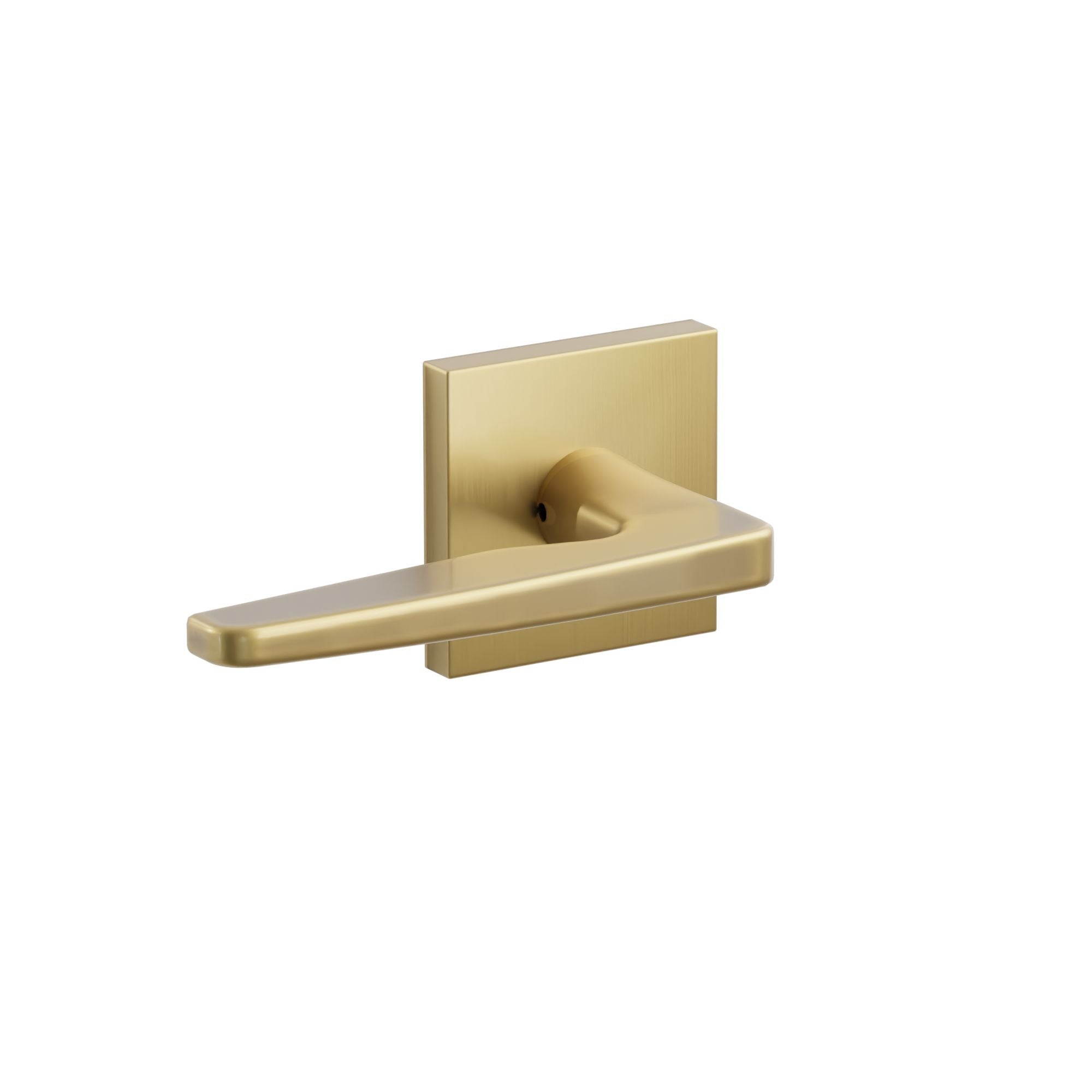 Emtek Concealed Fastener Hermes Lever Set with Square Rosette