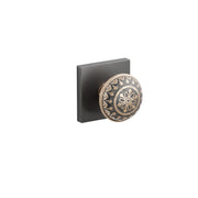 Emtek Lancaster Knob Set with Square Rosette
