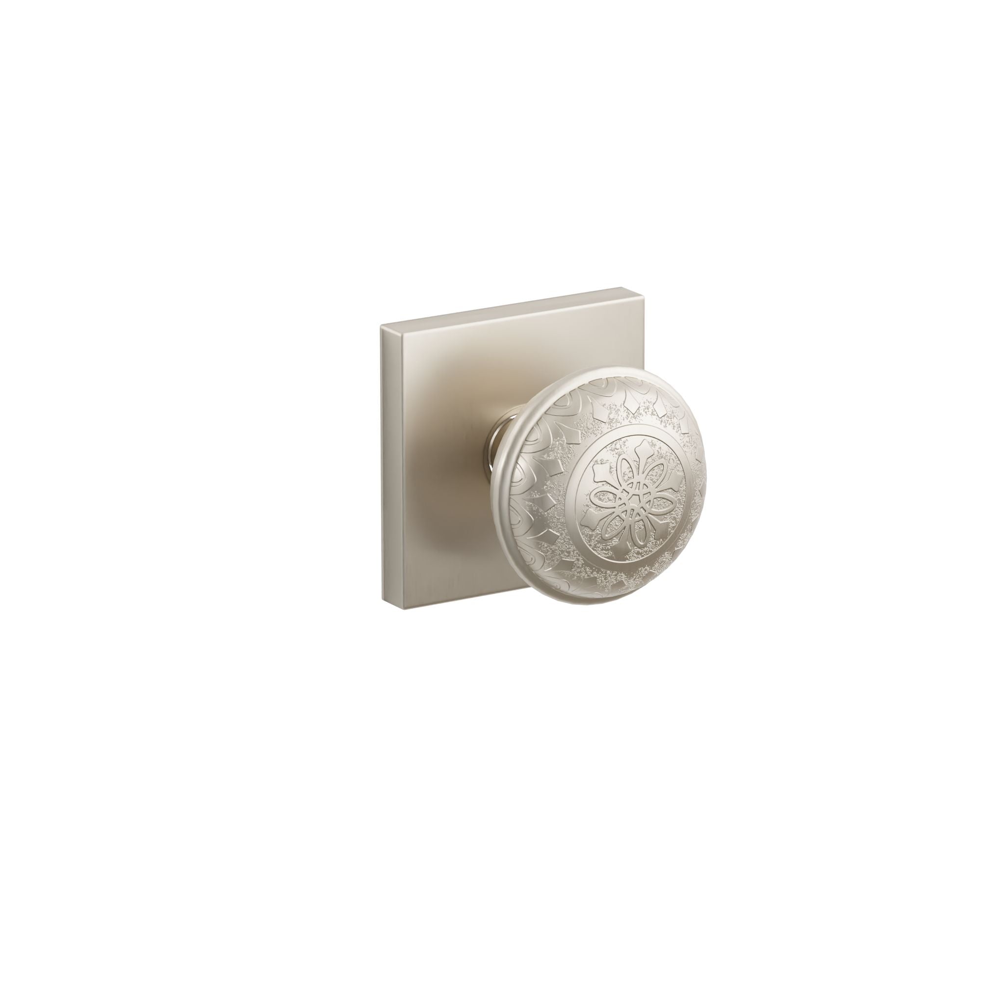 Emtek Concealed Fastener Lancaster Knob Set With Square Rosette