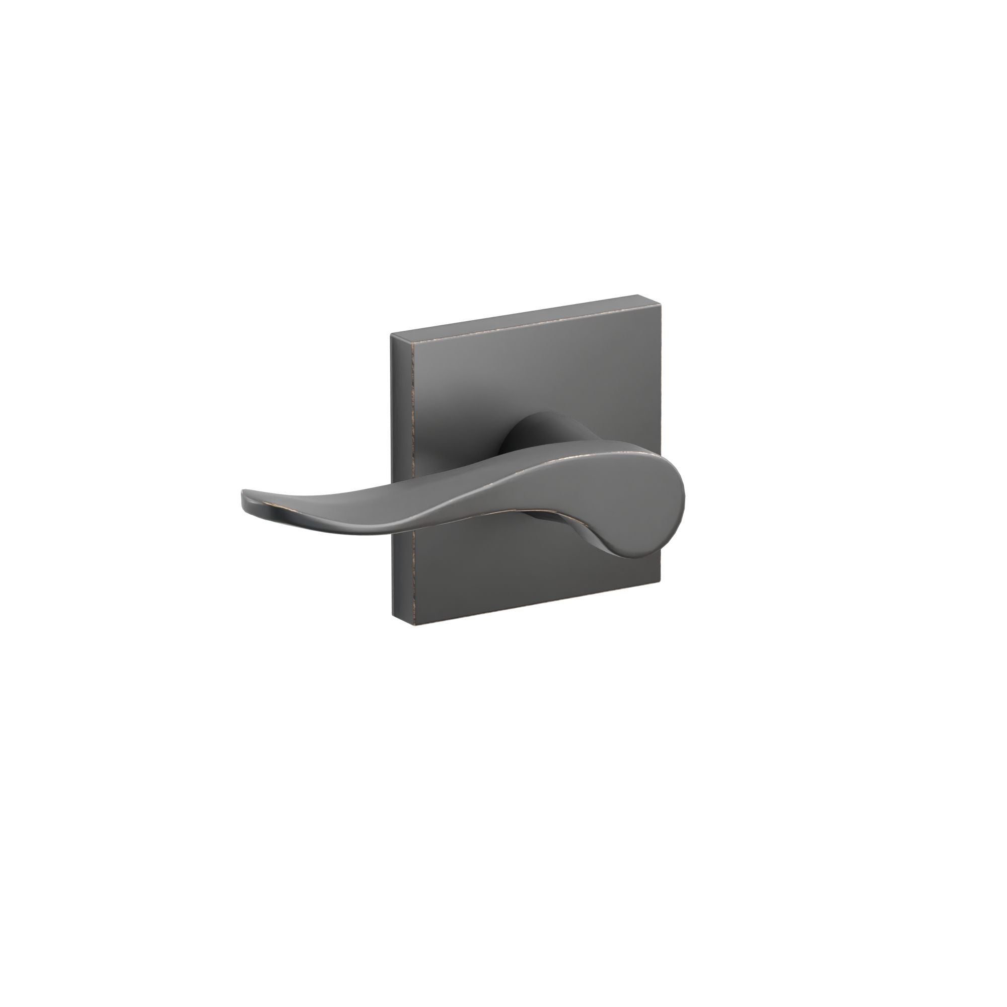 Emtek Concealed Fastener Luzern Lever Set with Square Rosette