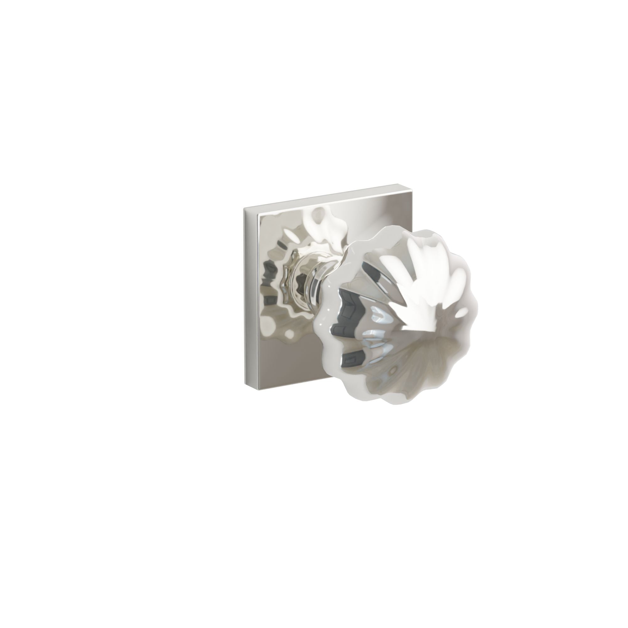 Emtek Melon Knob Set with Square Rosette
