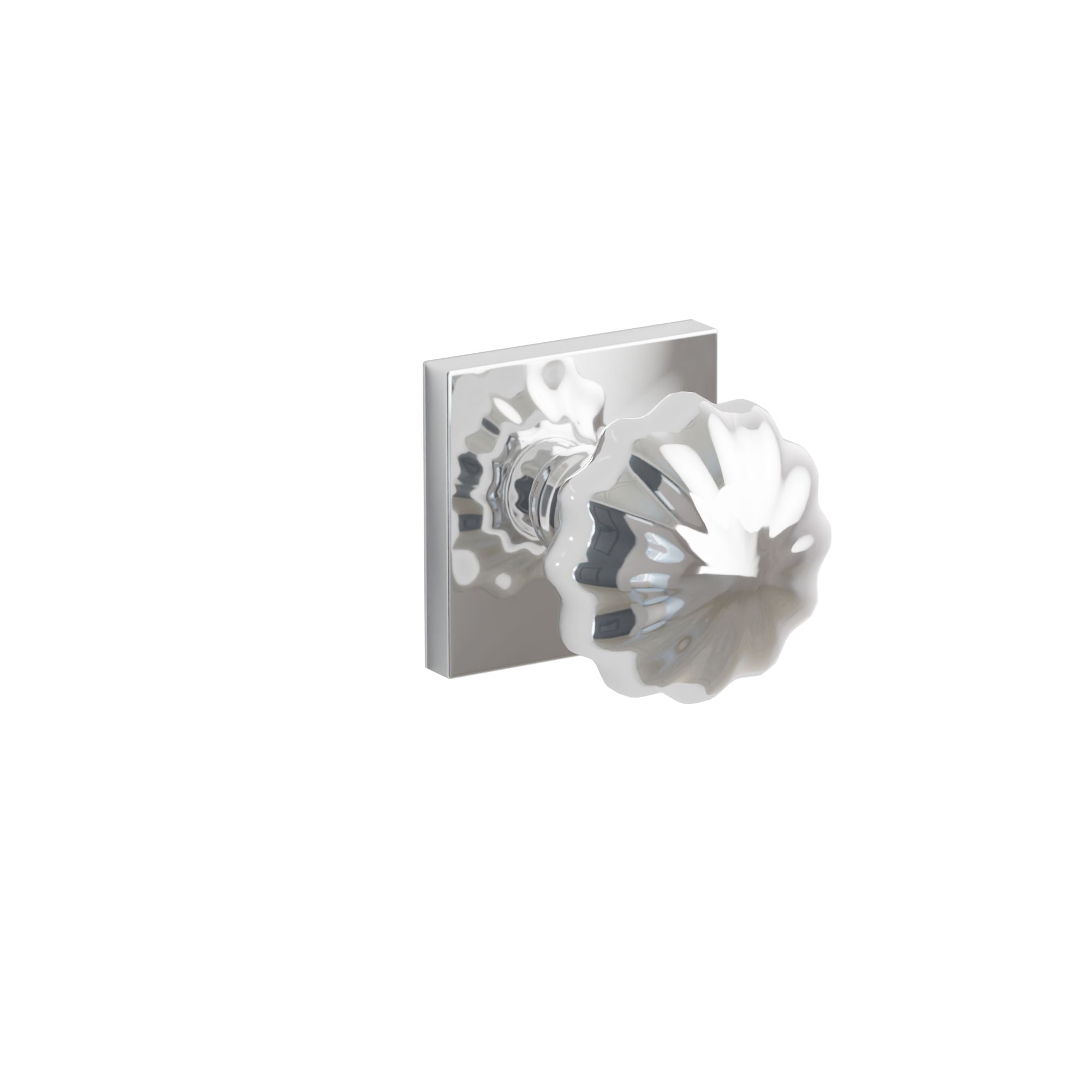 Emtek Melon Knob Set with Square Rosette