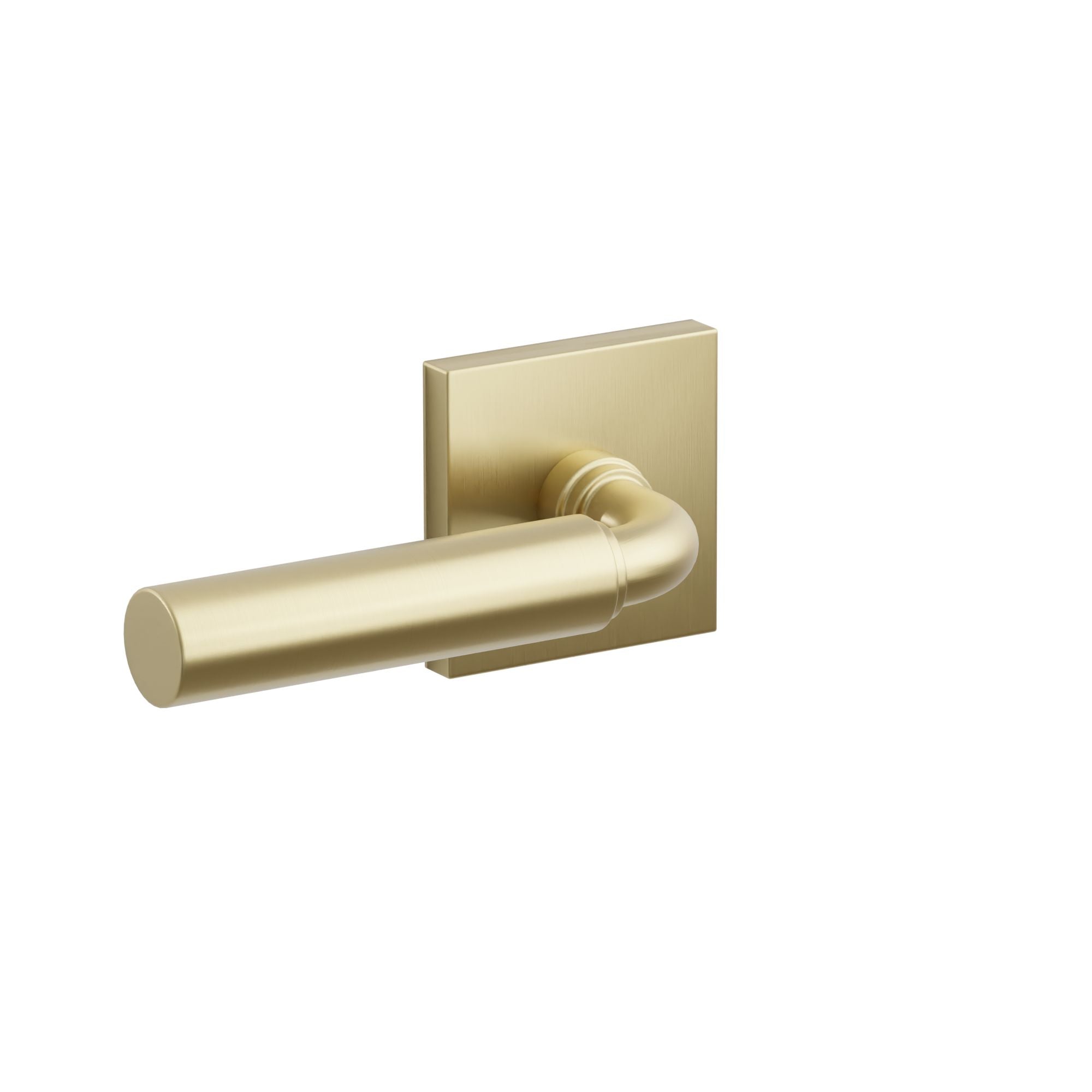 Emtek Concealed Fastener Manning Lever Set With Square Rosette