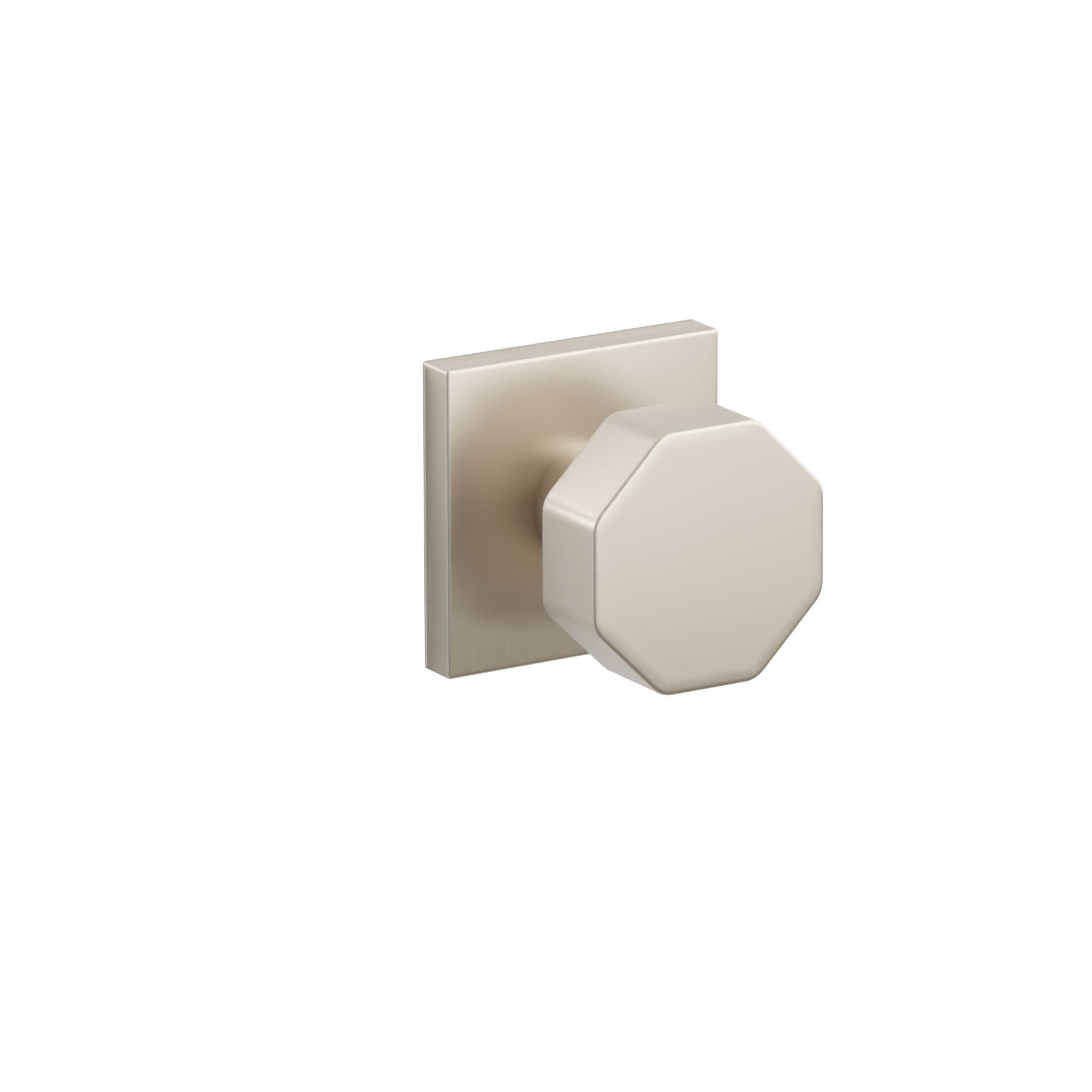 Emtek Concealed Fastener Octagon Knob Set With Square Rosette