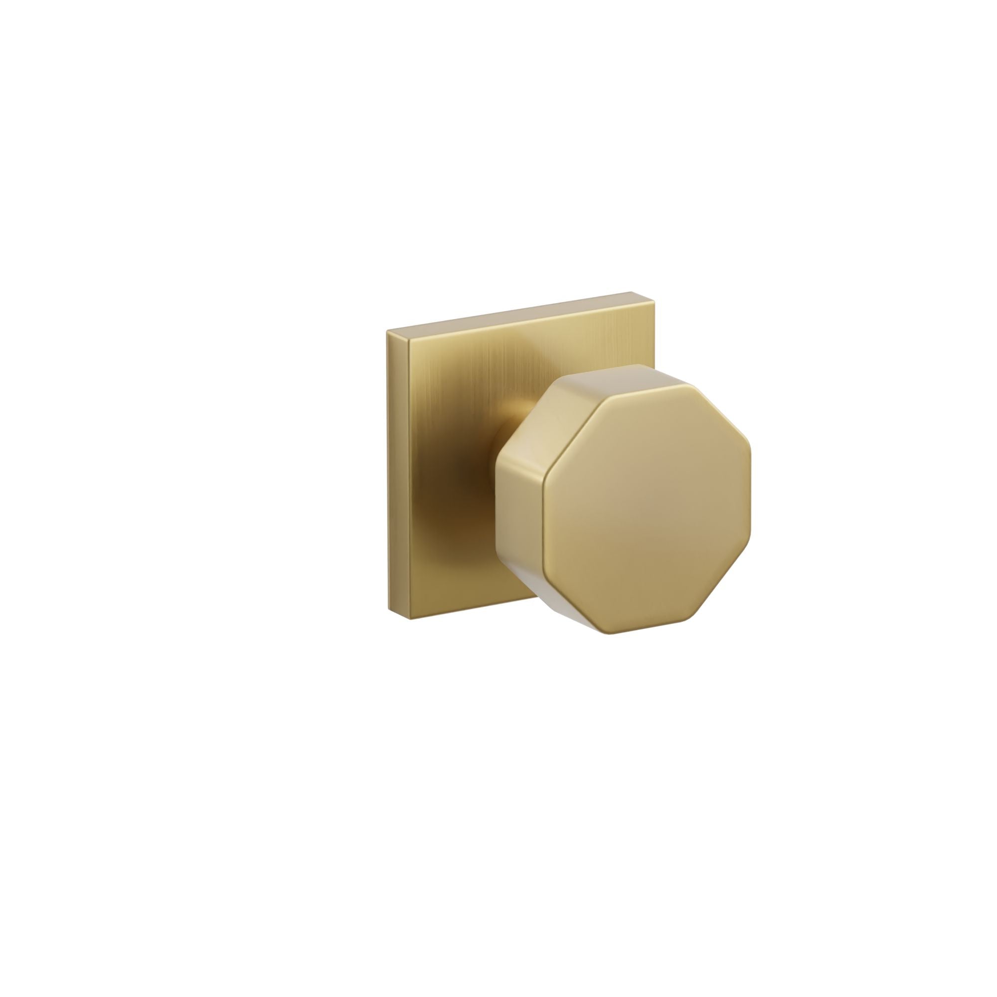 Emtek Concealed Fastener Octagon Knob Set With Square Rosette