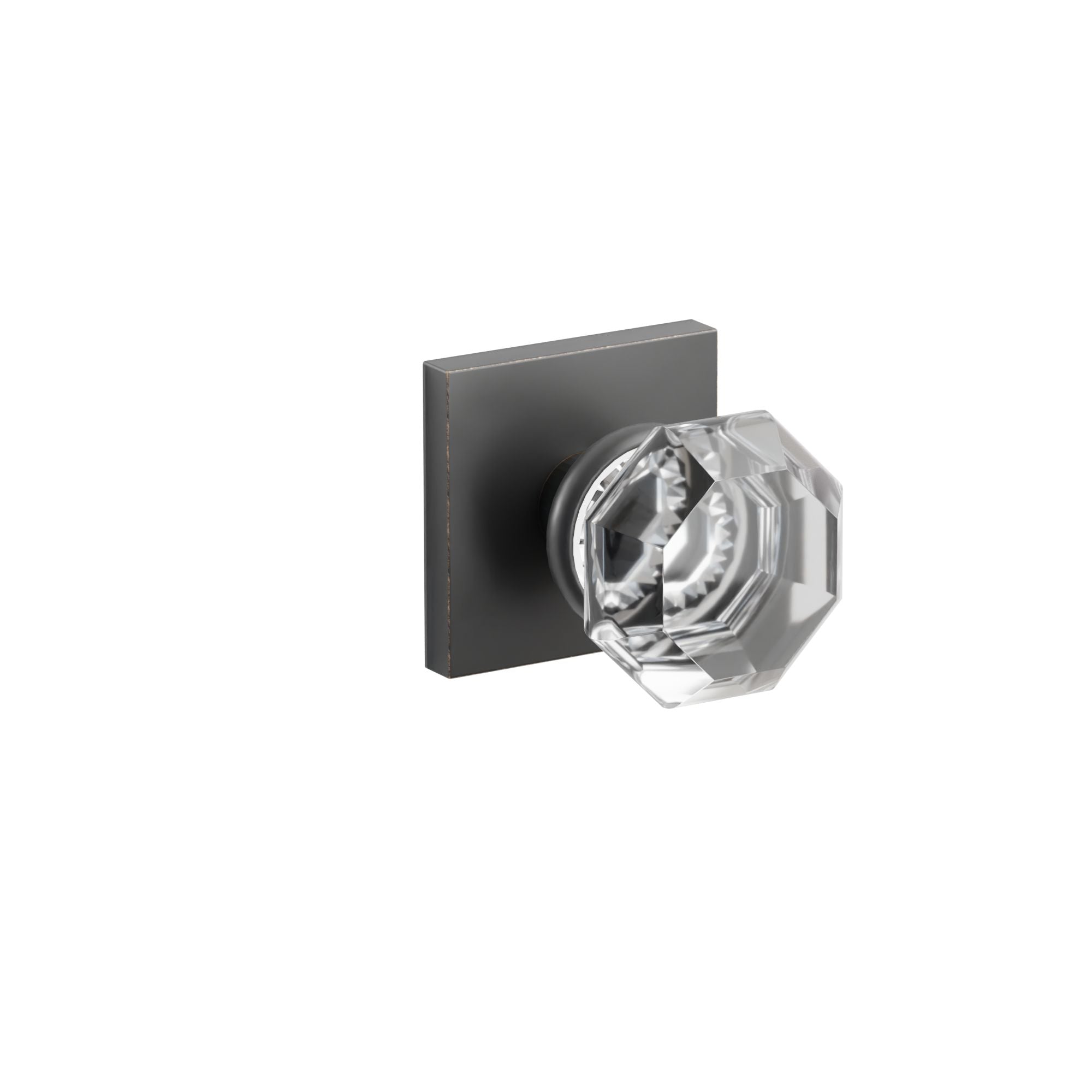 Emtek Old Town Knob Set with Square Rosette