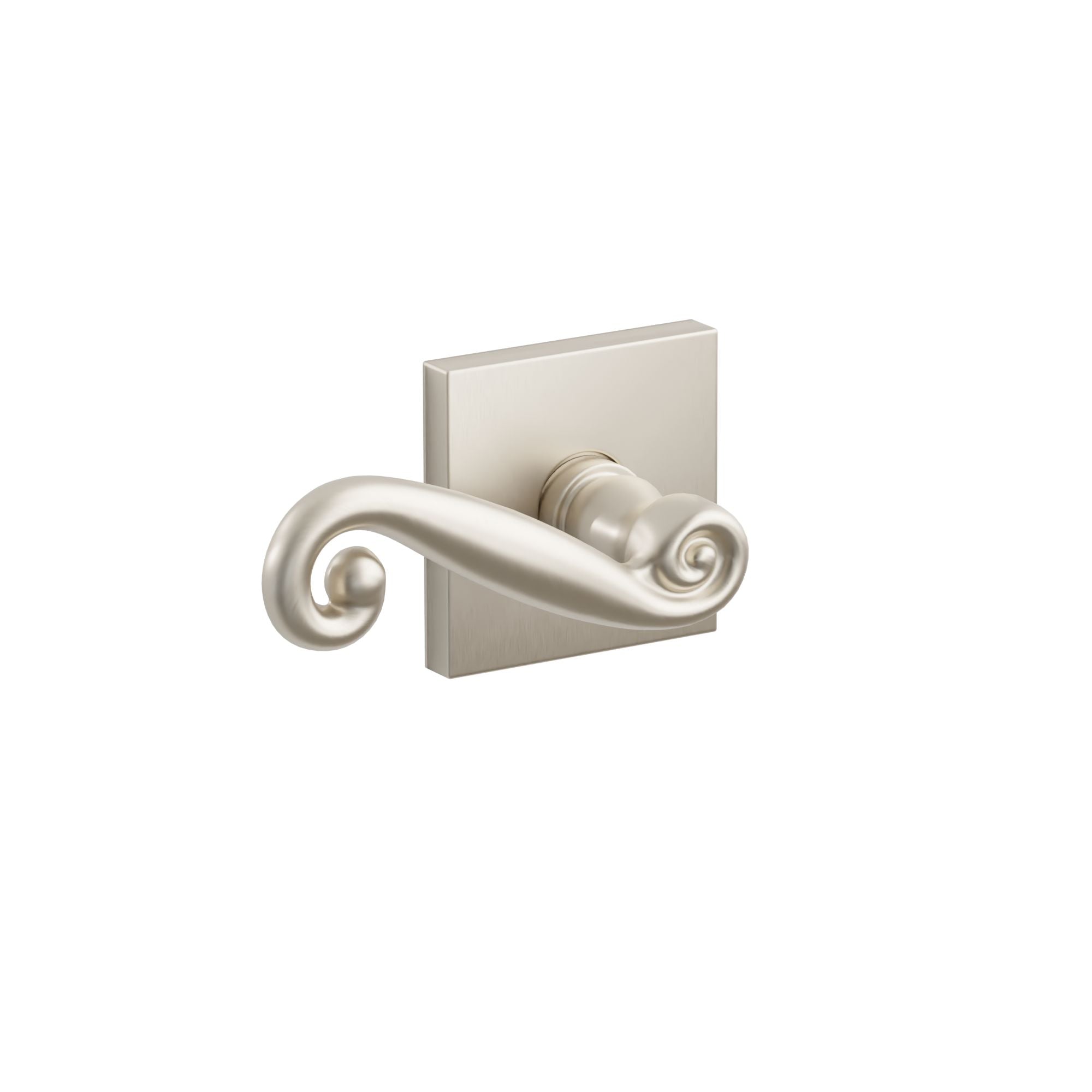 Emtek Concealed Fastener Rustic Lever Set With Square Rosette