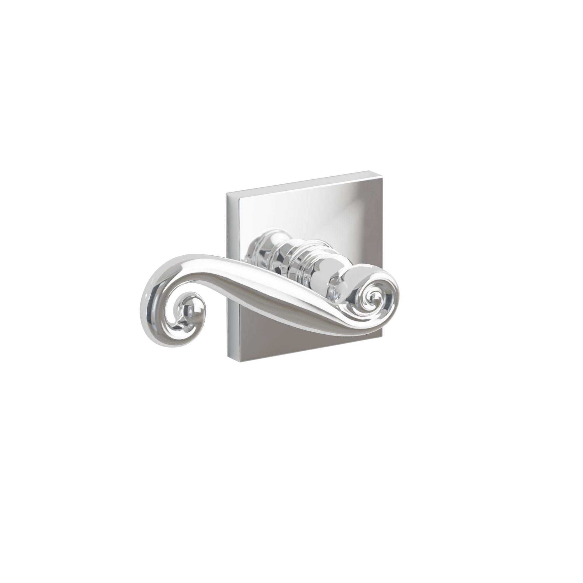 Emtek Concealed Fastener Rustic Lever Set With Square Rosette