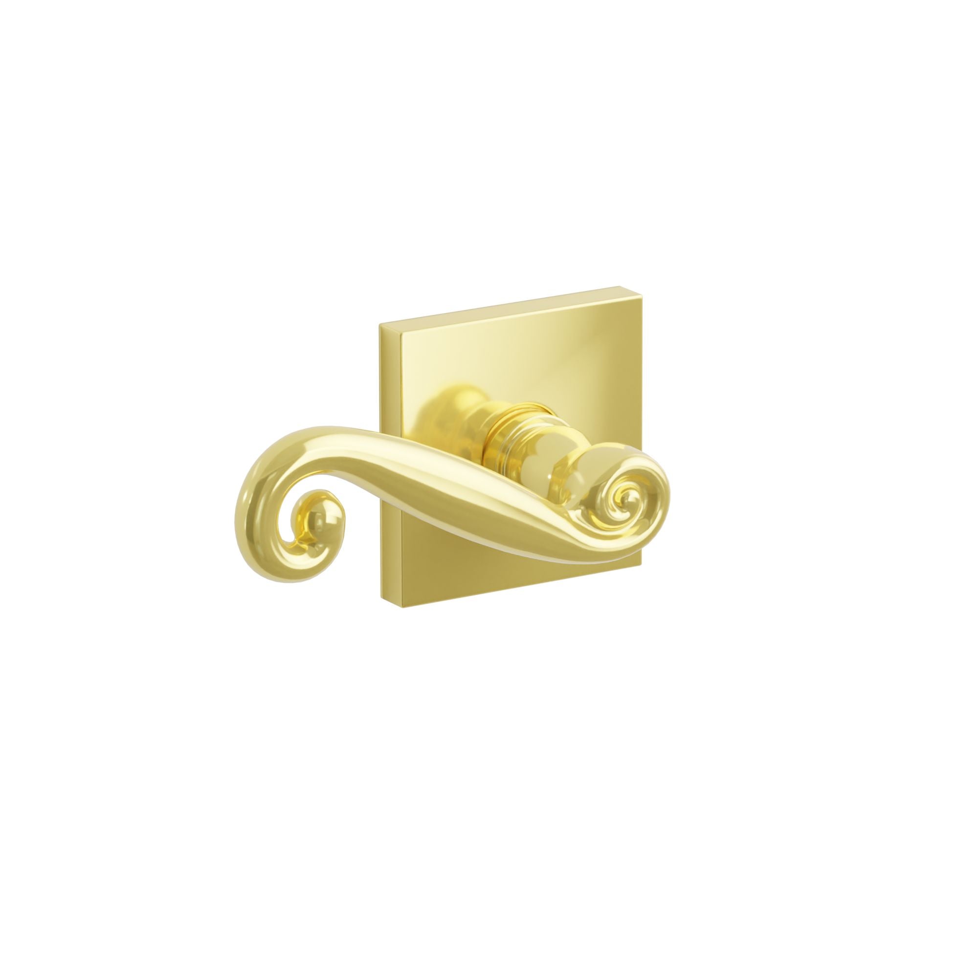 Emtek Concealed Fastener Rustic Lever Set With Square Rosette