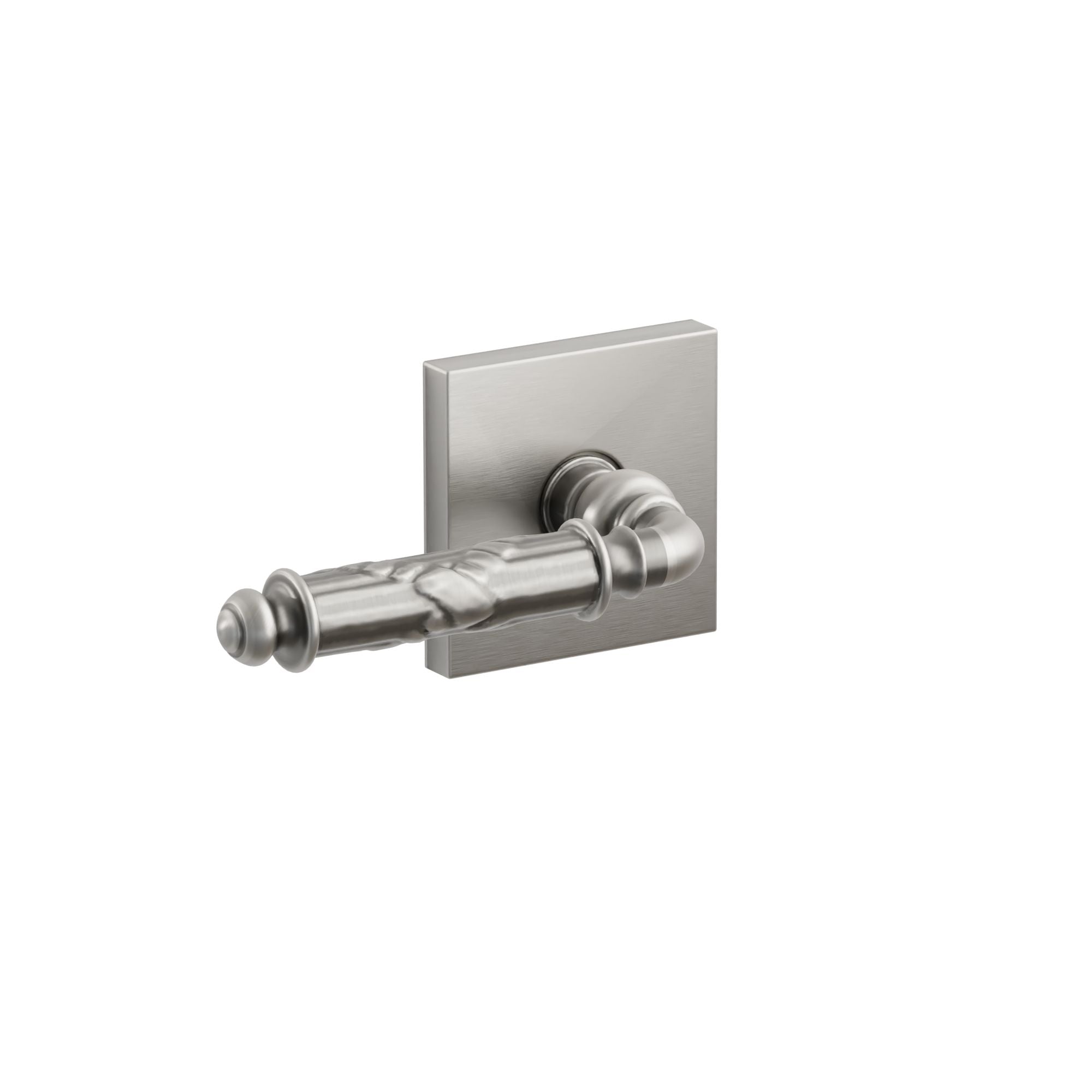Emtek Concealed Fastener Ribbon & Reed Lever Set With Square Rosette