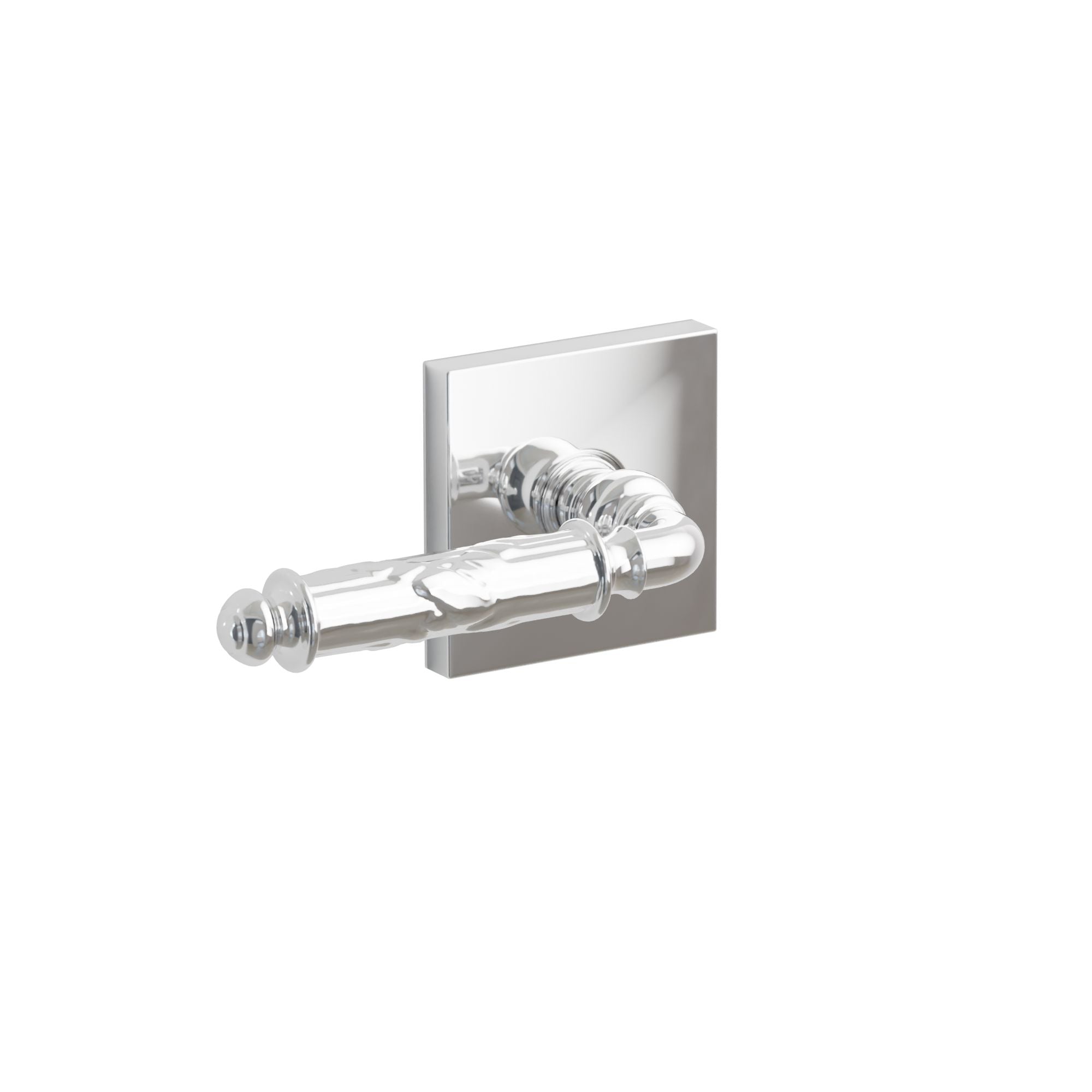 Emtek Concealed Fastener Ribbon & Reed Lever Set With Square Rosette