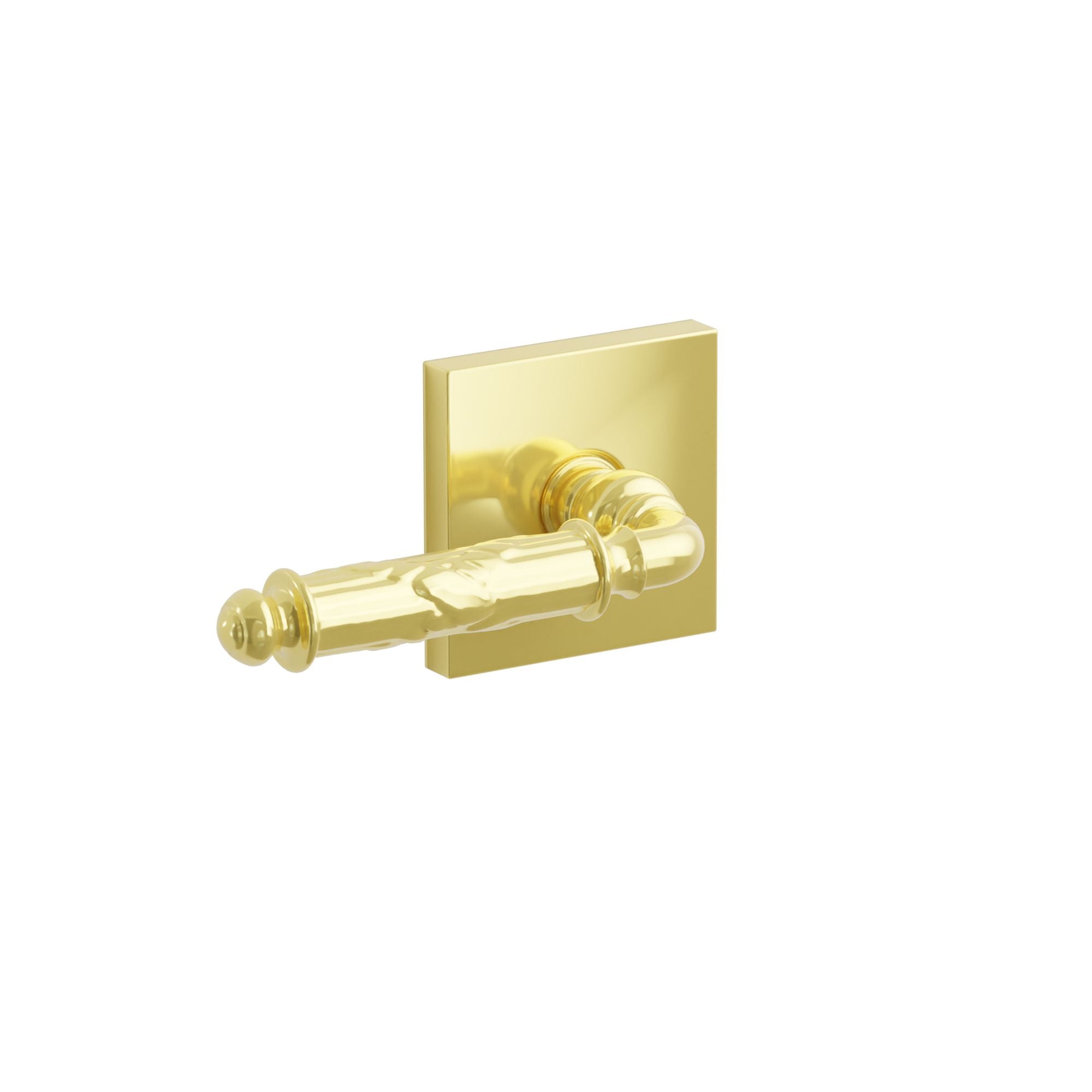 Emtek Concealed Fastener Ribbon & Reed Lever Set With Square Rosette