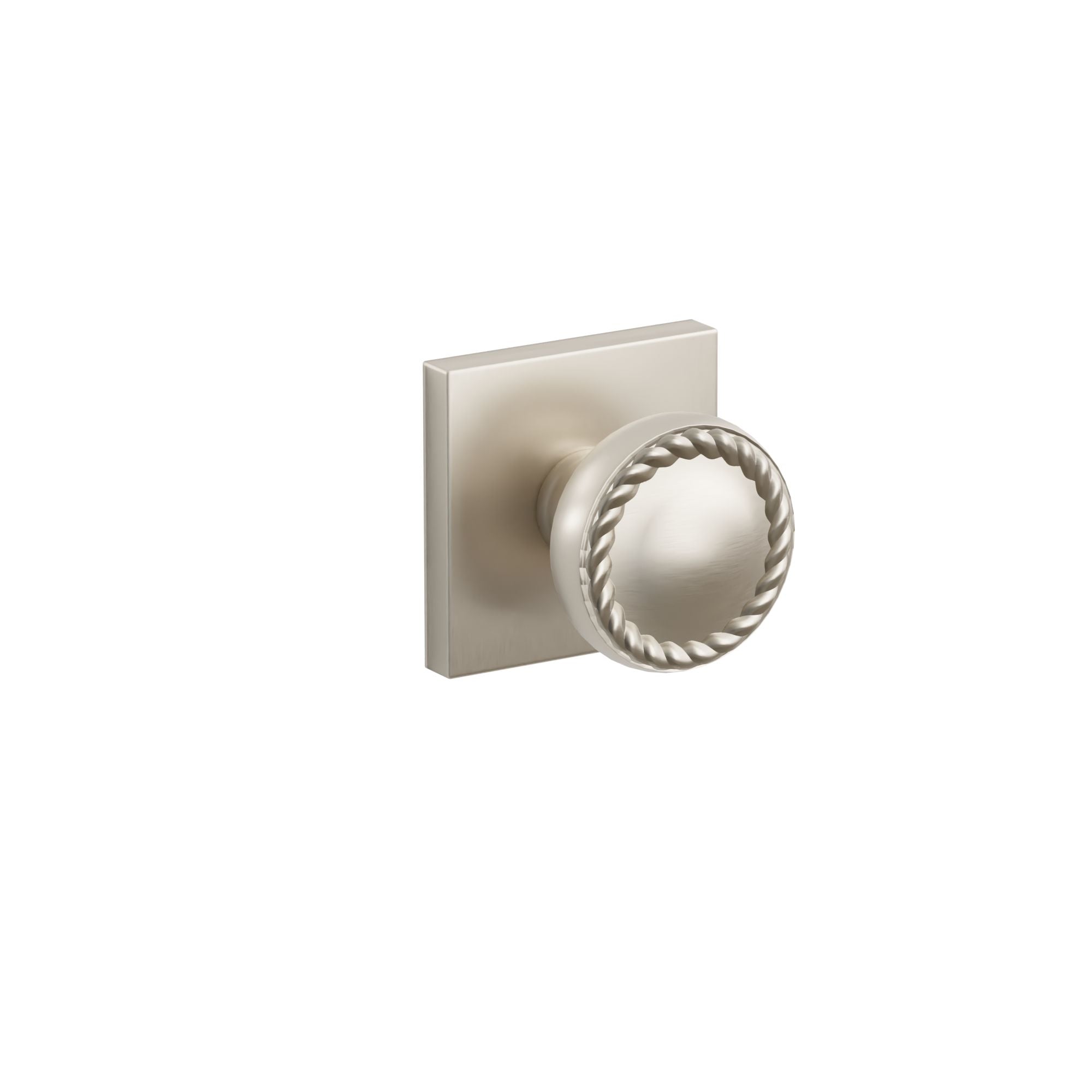 Emtek Rope Knob Set with Square Rosette