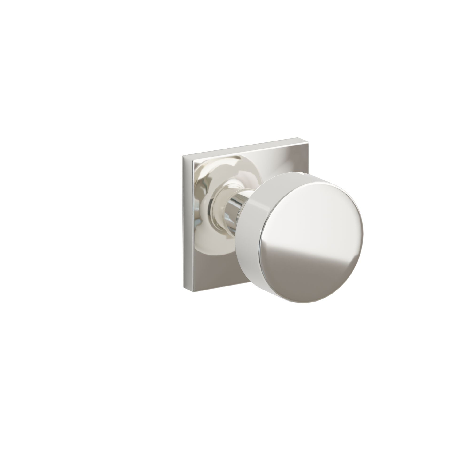 Emtek Concealed Fastener Round Knob Set With Square Rosette