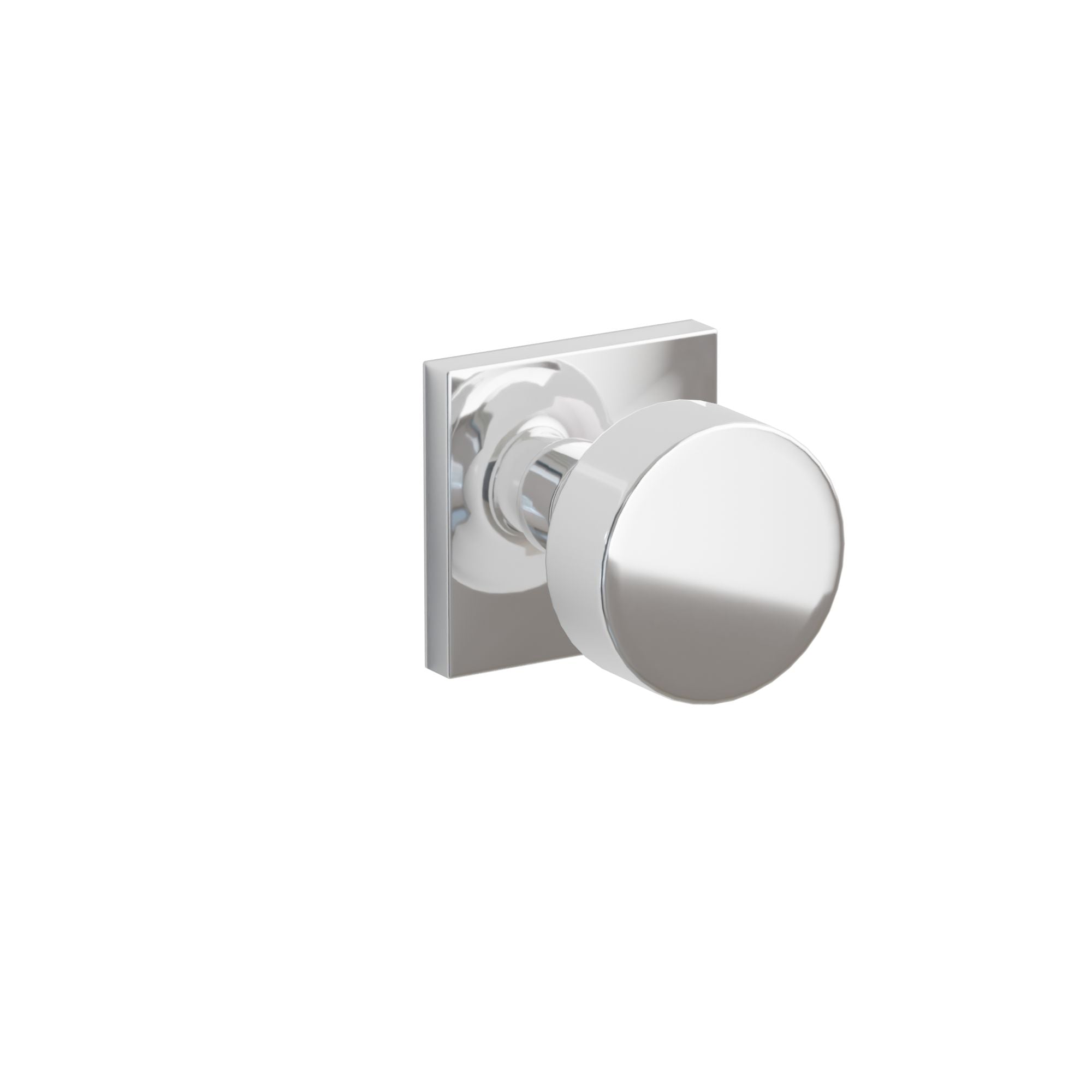 Emtek Concealed Fastener Round Knob Set With Square Rosette