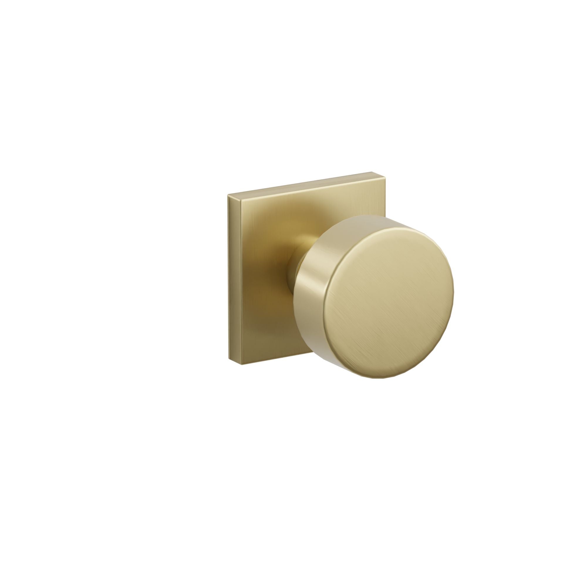 Emtek Concealed Fastener Round Knob Set With Square Rosette