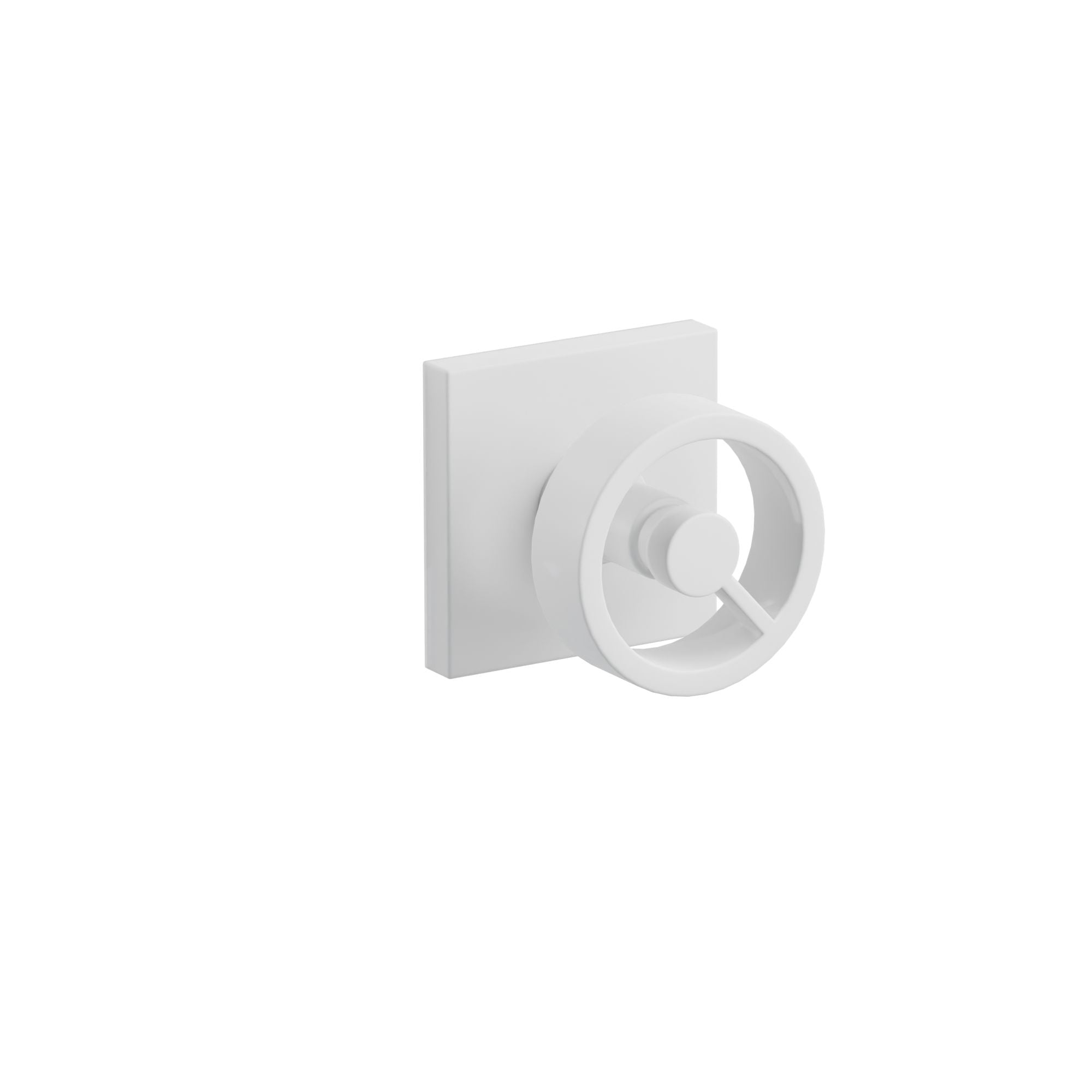 Emtek Concealed Fastener Spoke Knob Set With Square Rosette