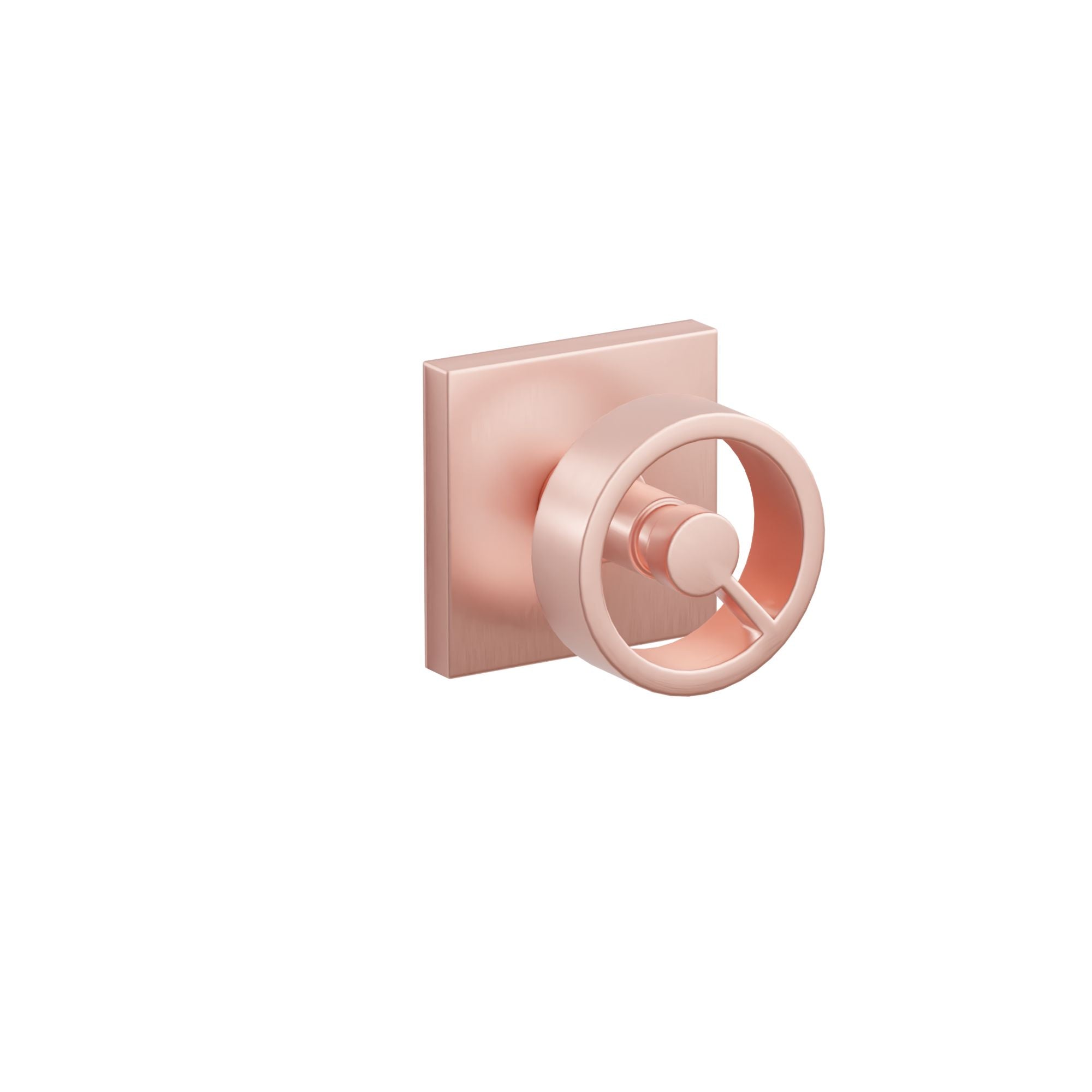 Emtek Concealed Fastener Spoke Knob Set With Square Rosette