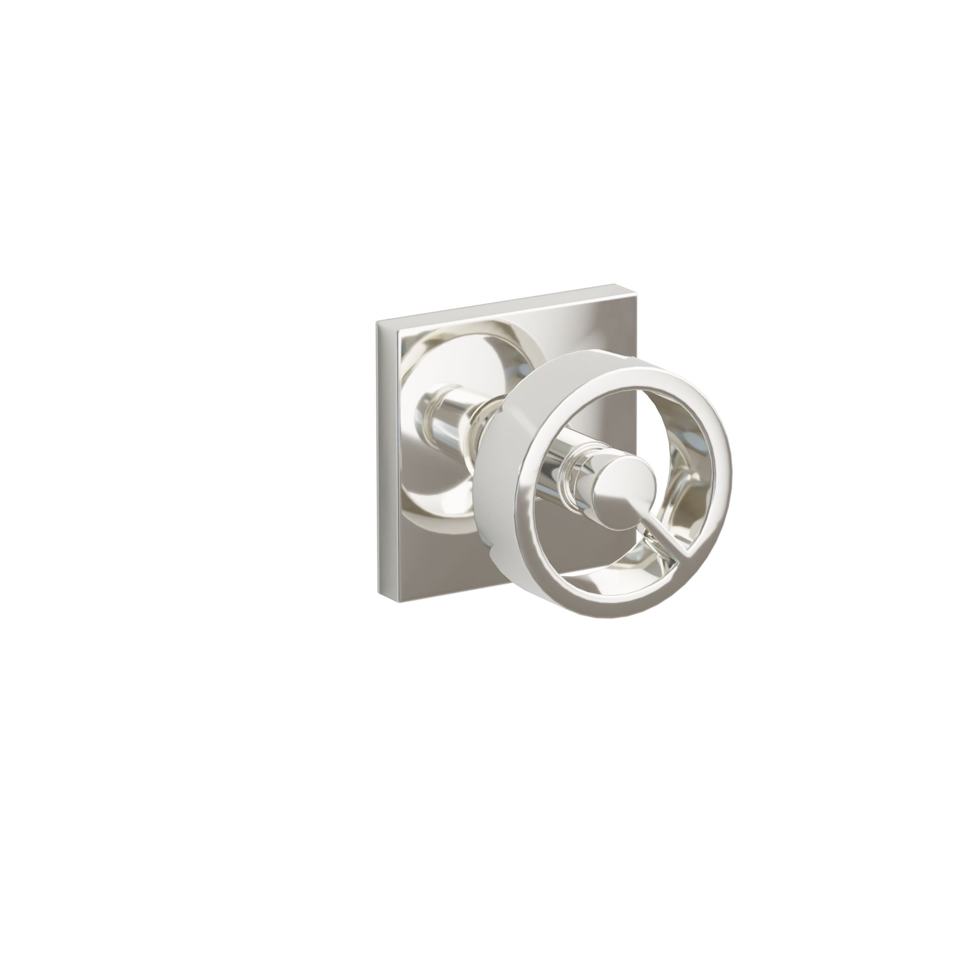 Emtek Concealed Fastener Spoke Knob Set With Square Rosette