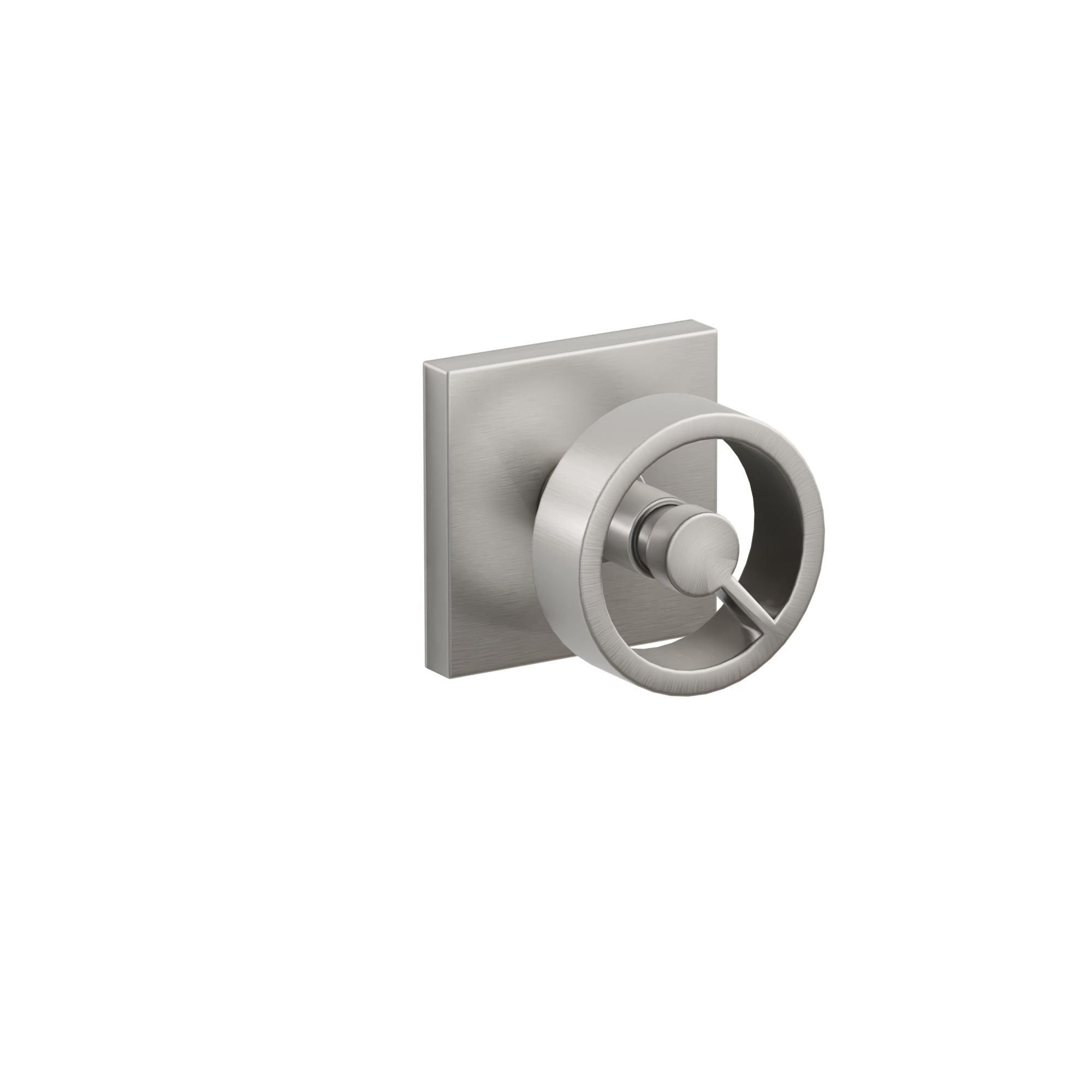 Emtek Concealed Fastener Spoke Knob Set With Square Rosette