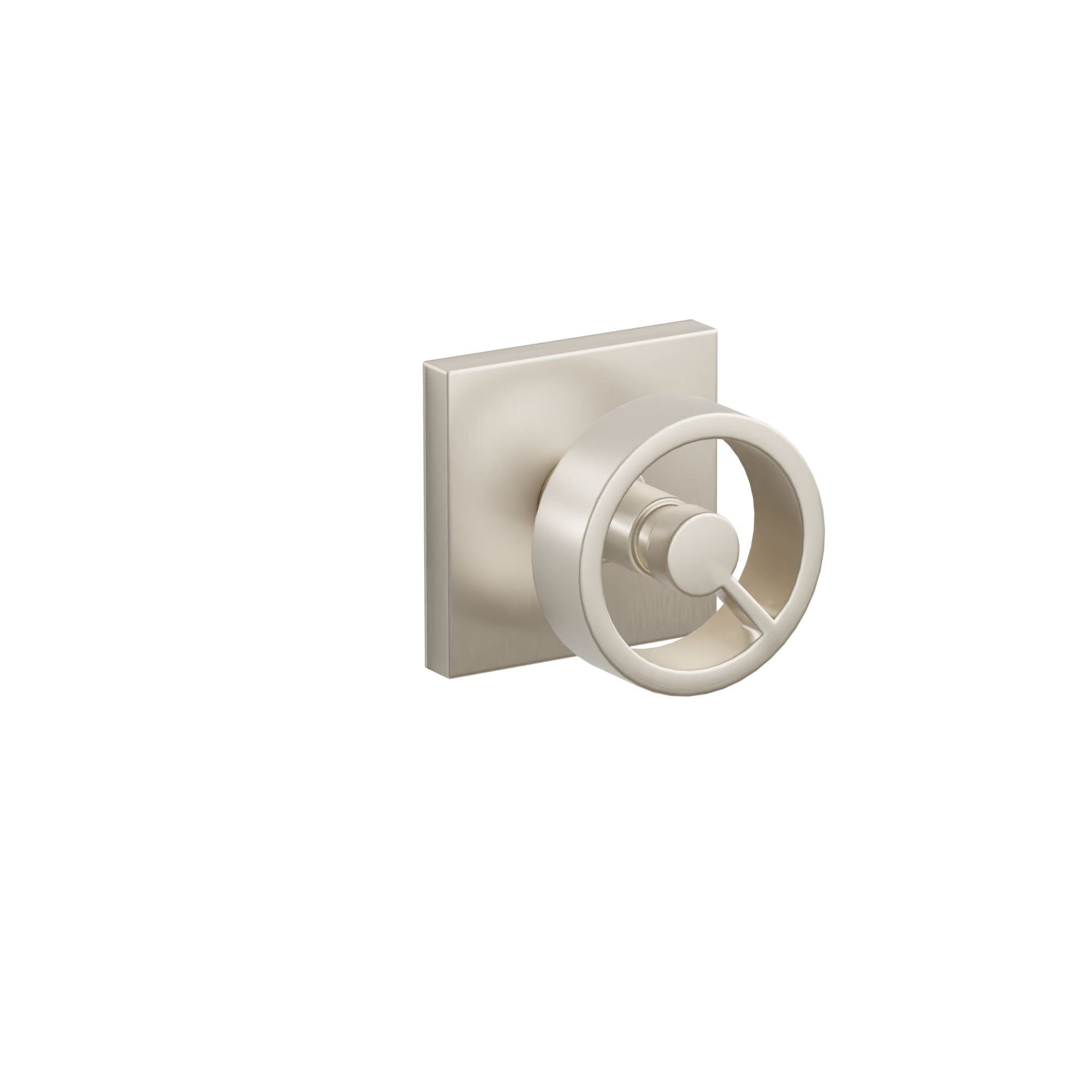 Emtek Concealed Fastener Spoke Knob Set With Square Rosette