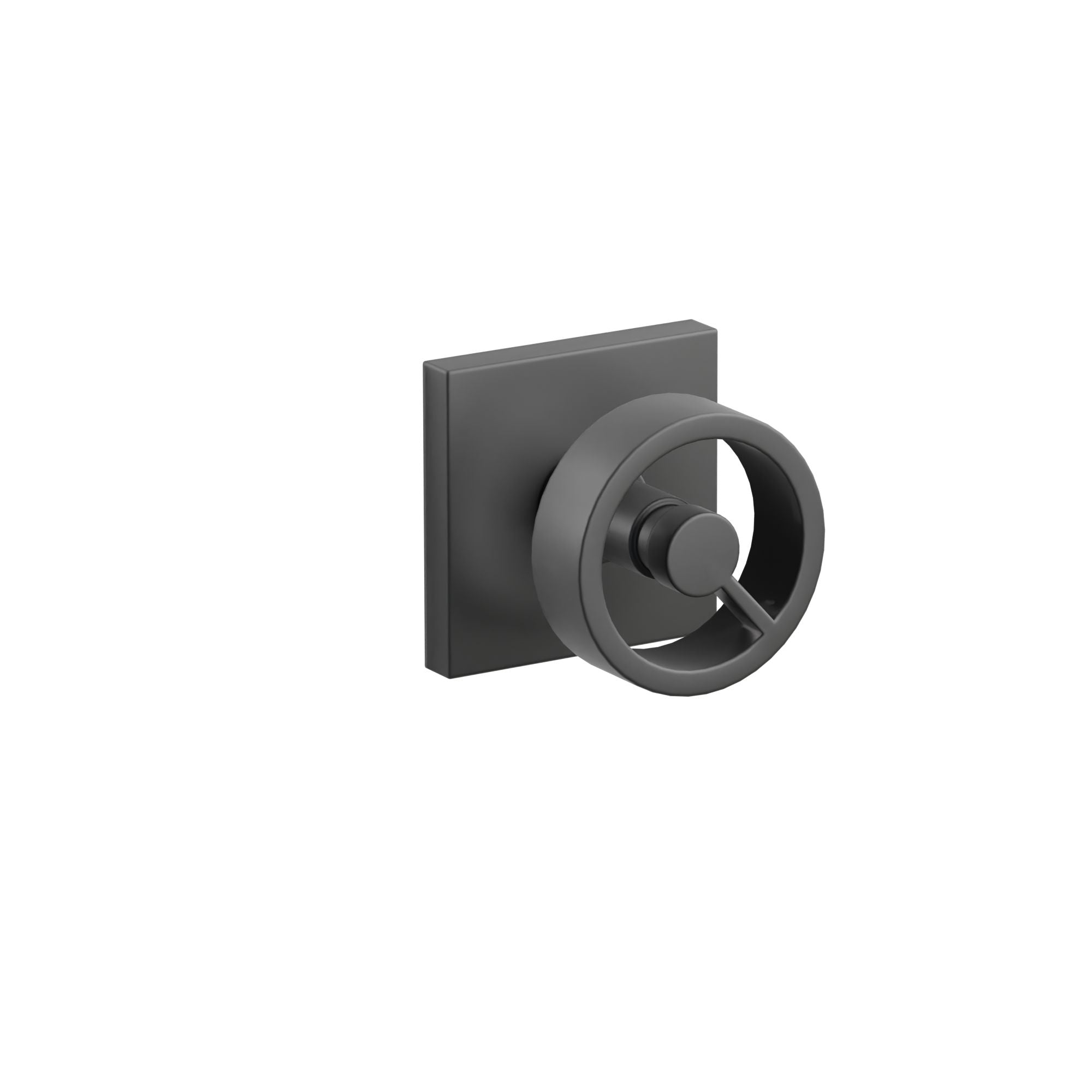 Emtek Concealed Fastener Spoke Knob Set With Square Rosette