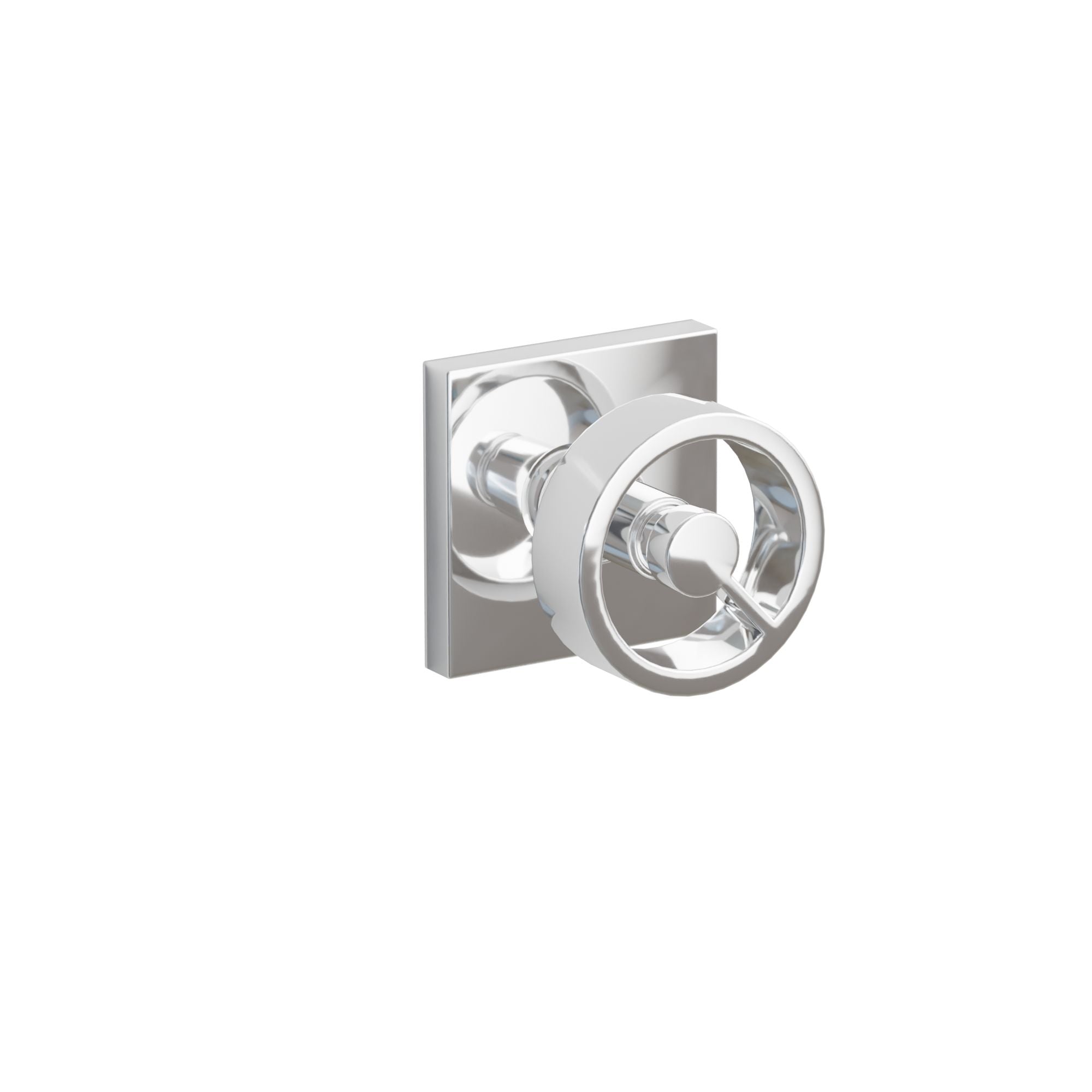 Emtek Concealed Fastener Spoke Knob Set With Square Rosette