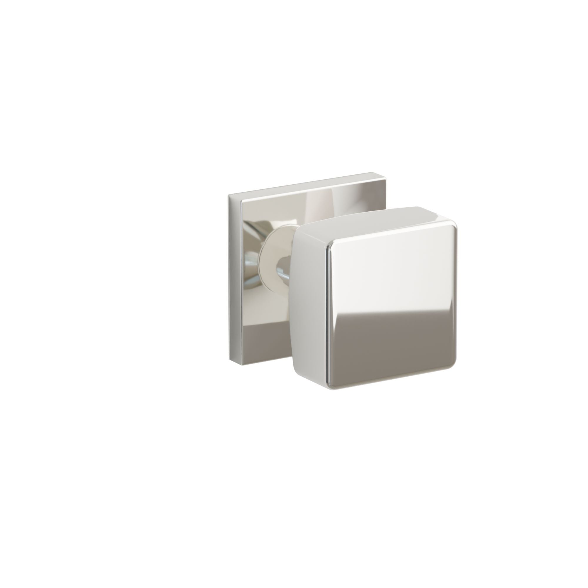 Emtek Concealed Fastener Square Knob Set With Square Rosette