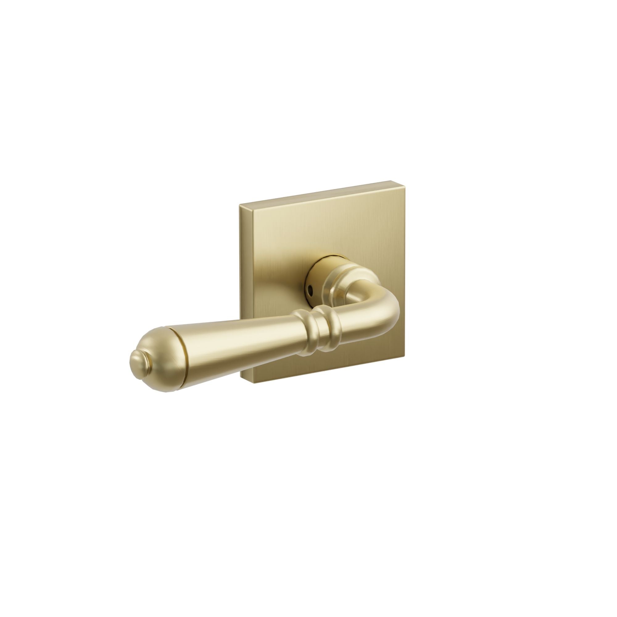 Emtek Concealed Fastener Turino Lever Set With Square Rosette