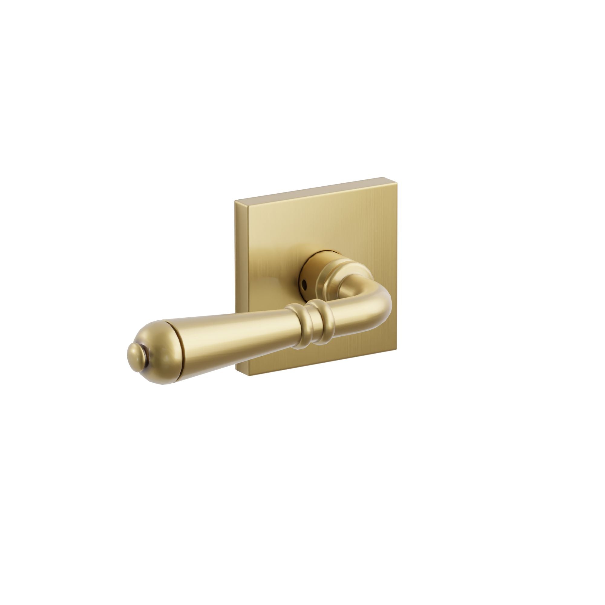 Emtek Concealed Fastener Turino Lever Set With Square Rosette