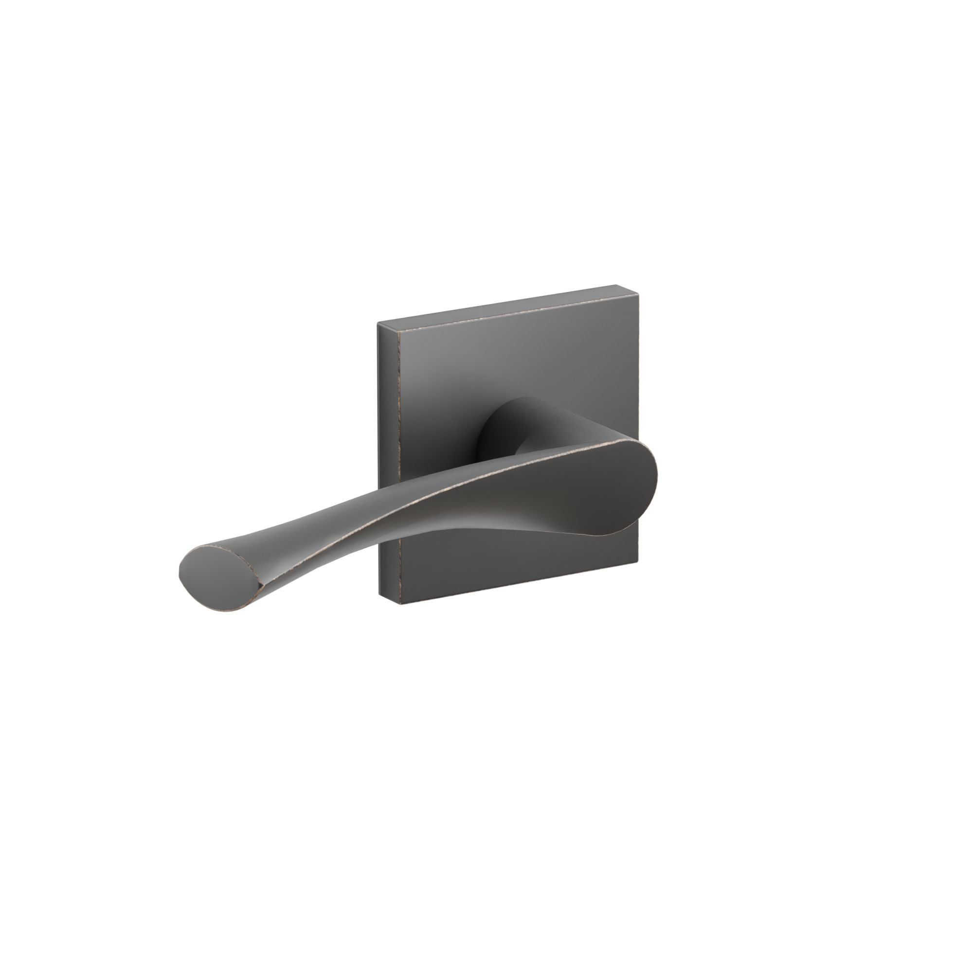 Emtek Concealed Fastener Triton Lever Set With Square Rosette