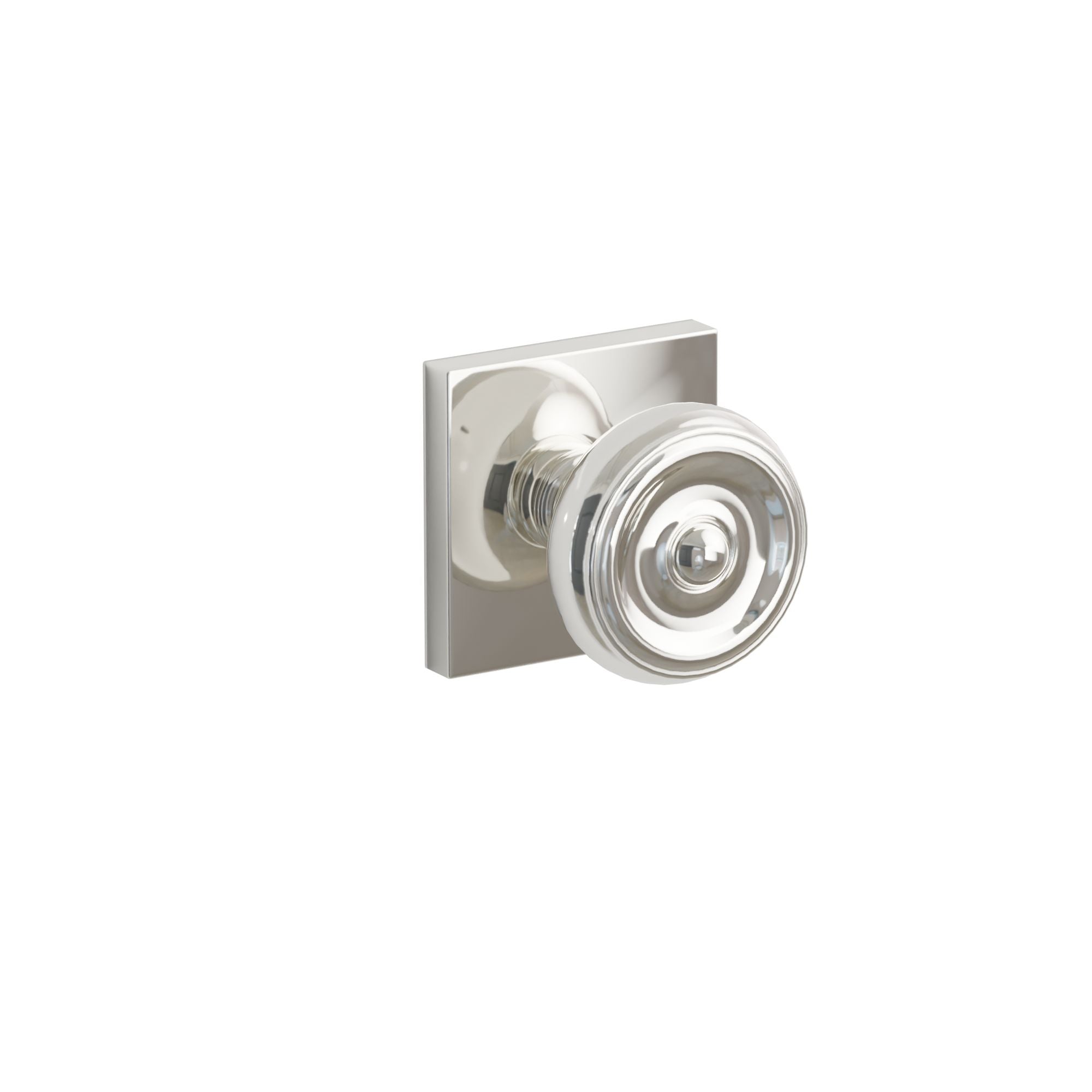 Emtek Concealed Fastener Waverly Knob Set With Square Rosette