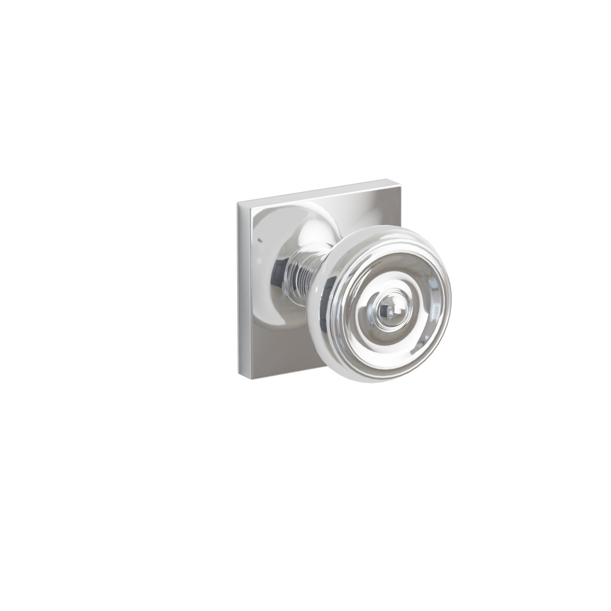 Emtek Concealed Fastener Waverly Knob Set With Square Rosette