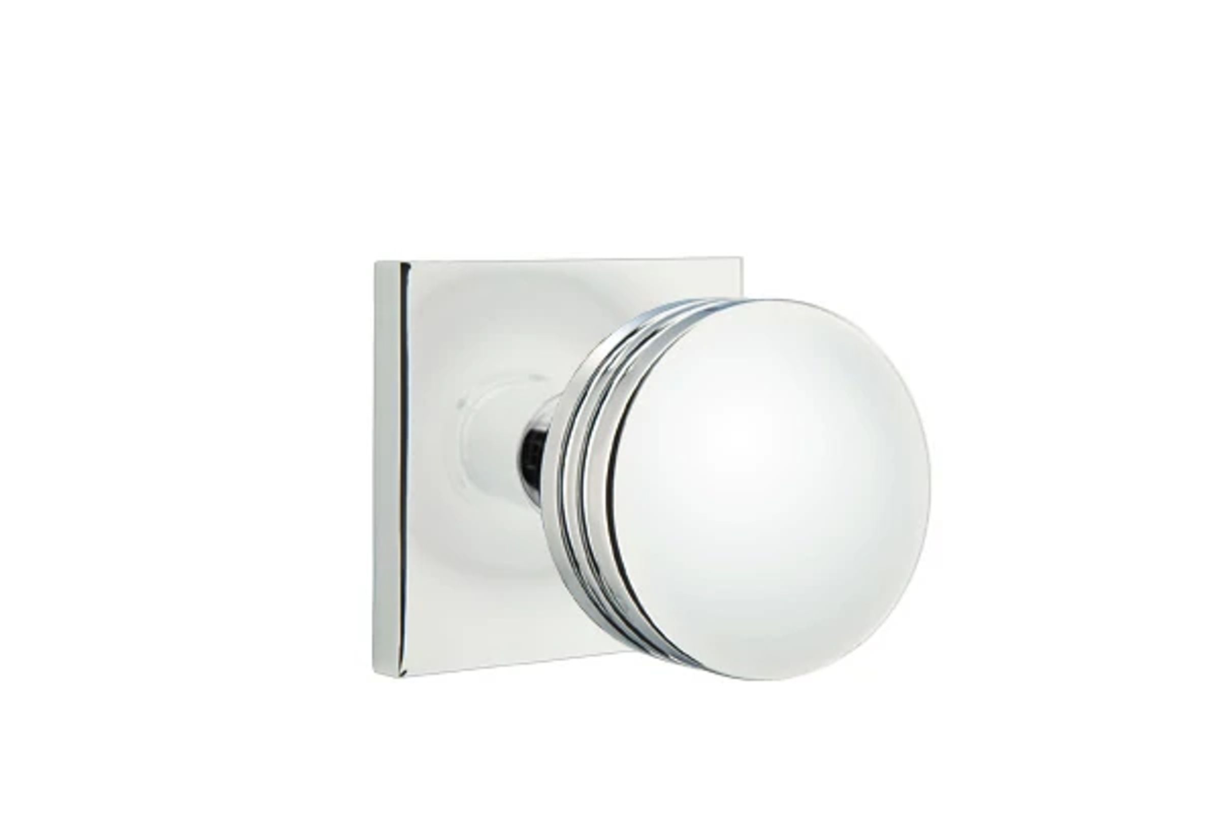 Emtek Concealed Fastener Bern Knob Set with Square Rosette